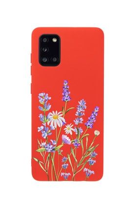 Samsung A31 Lavender Premium Silikonlu Kırmızı Telefon Kılıfı MCSAMA31LLVN