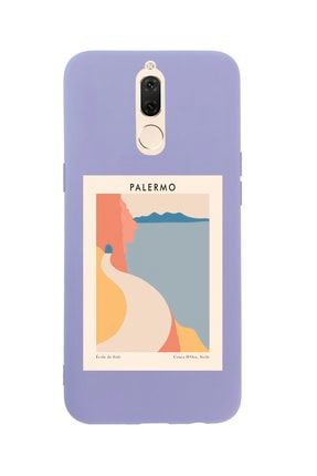 Huawei Mate 10 Lite Palermo Premium Silikonlu Lila Telefon Kılıfı MCHM10LPLR