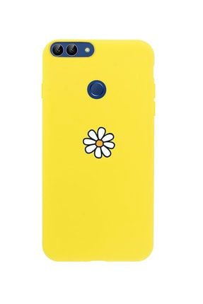 Huawei Psmart (2018) Papatya Premium Silikonlu Sarı Telefon Kılıfı MCHPS18LPAP