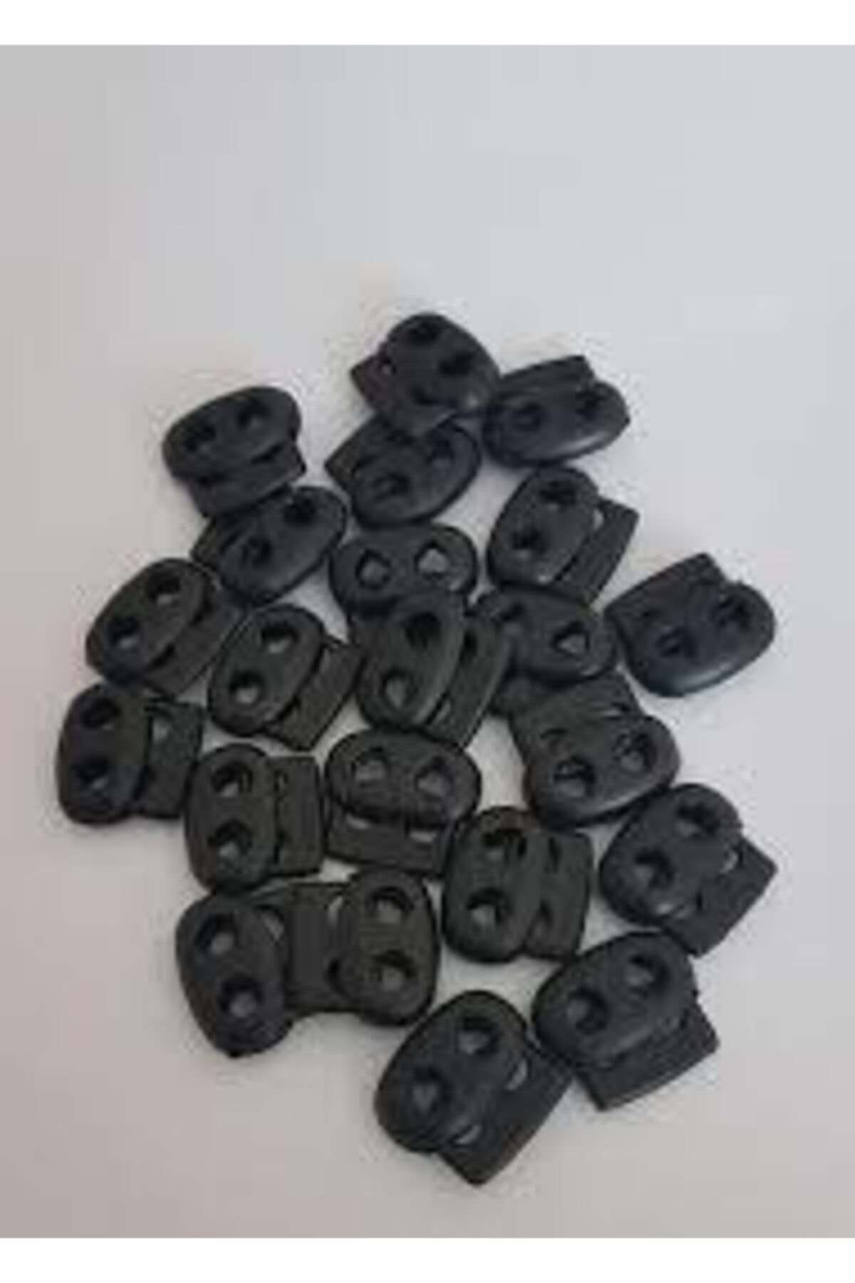 MOR SALKIM HOME Çift Delikli Ip Kordon Stoperi (20 Adet)(plastik)