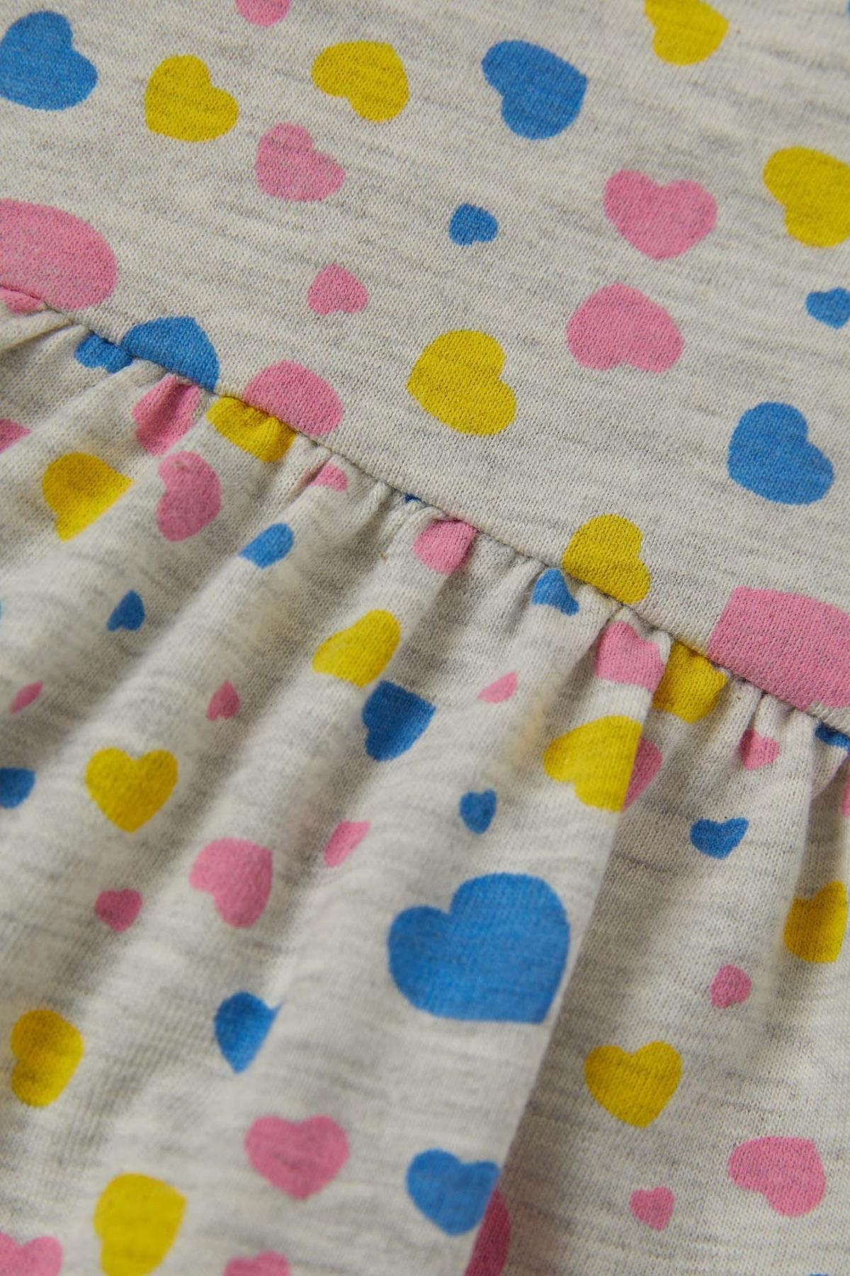 لباس مجلسی دخترانه خاکستری دفکتوDefacto | T6861A221SP اورجینال - تصویر 3