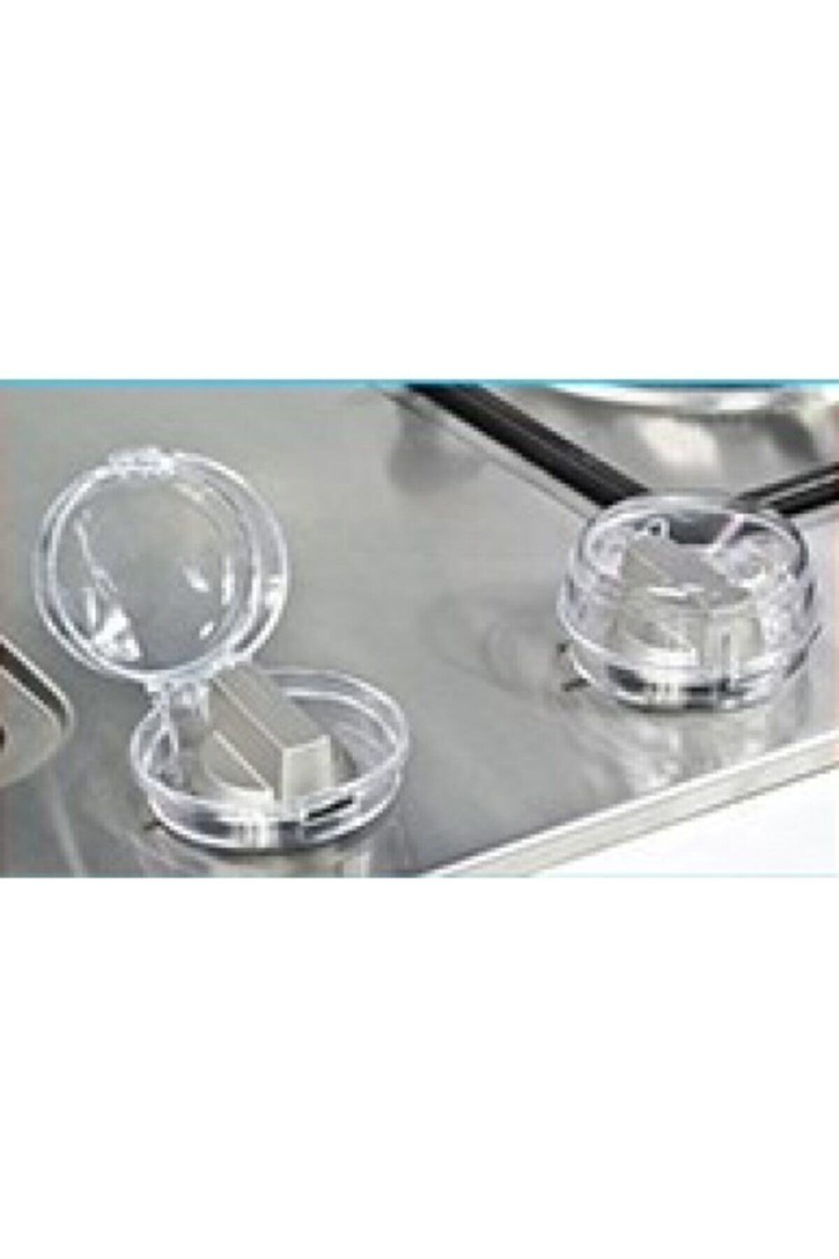 Genel Markalar Ultra Lüks 2'li Çocuk Koruma Kilidi Ev Aletleri Ocak Fırın Gaz Düğmesi Kilidi 2