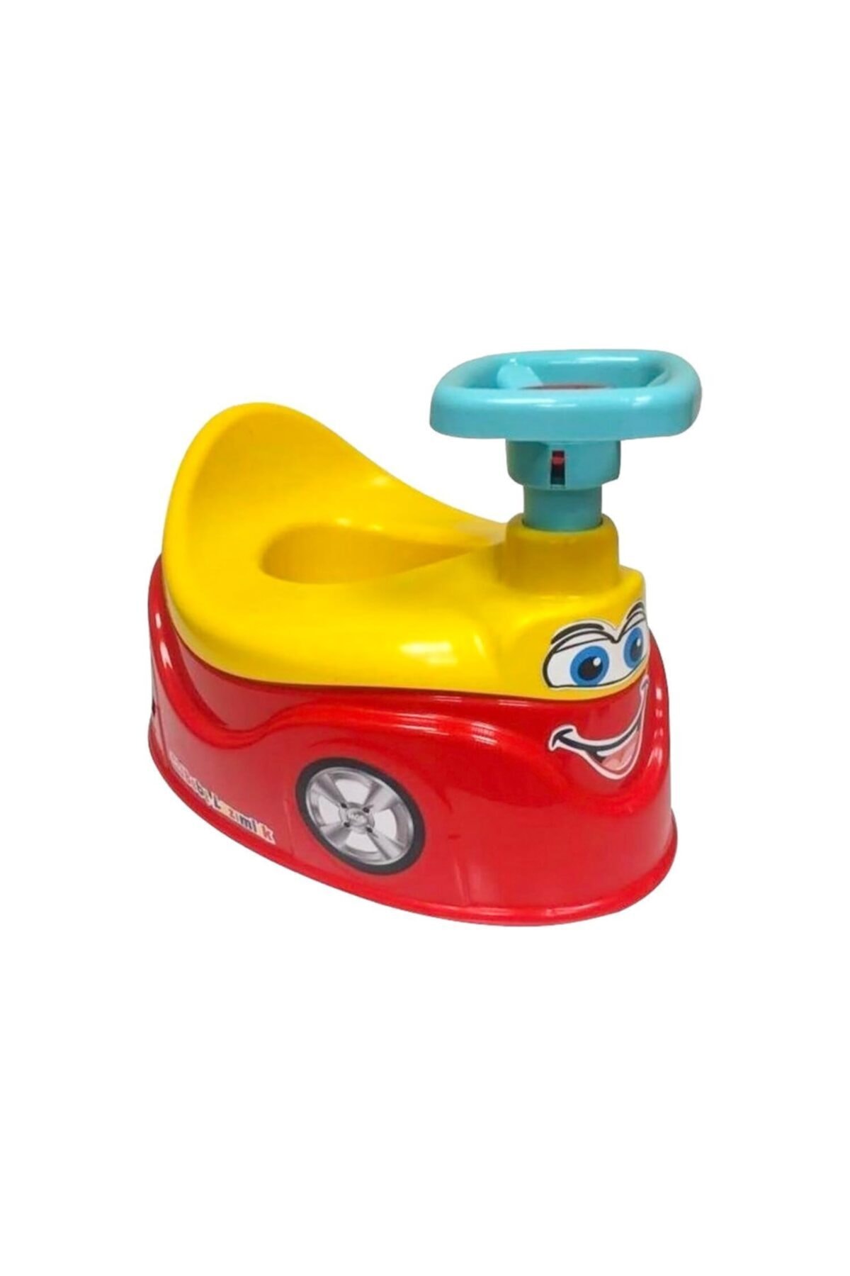 MGS OYUNCAK Mgs Araba Lazımlık Tuvalet Eğitimi Için Oyuncaklı Lazımlık Oturak - Kırmızı ZO10389