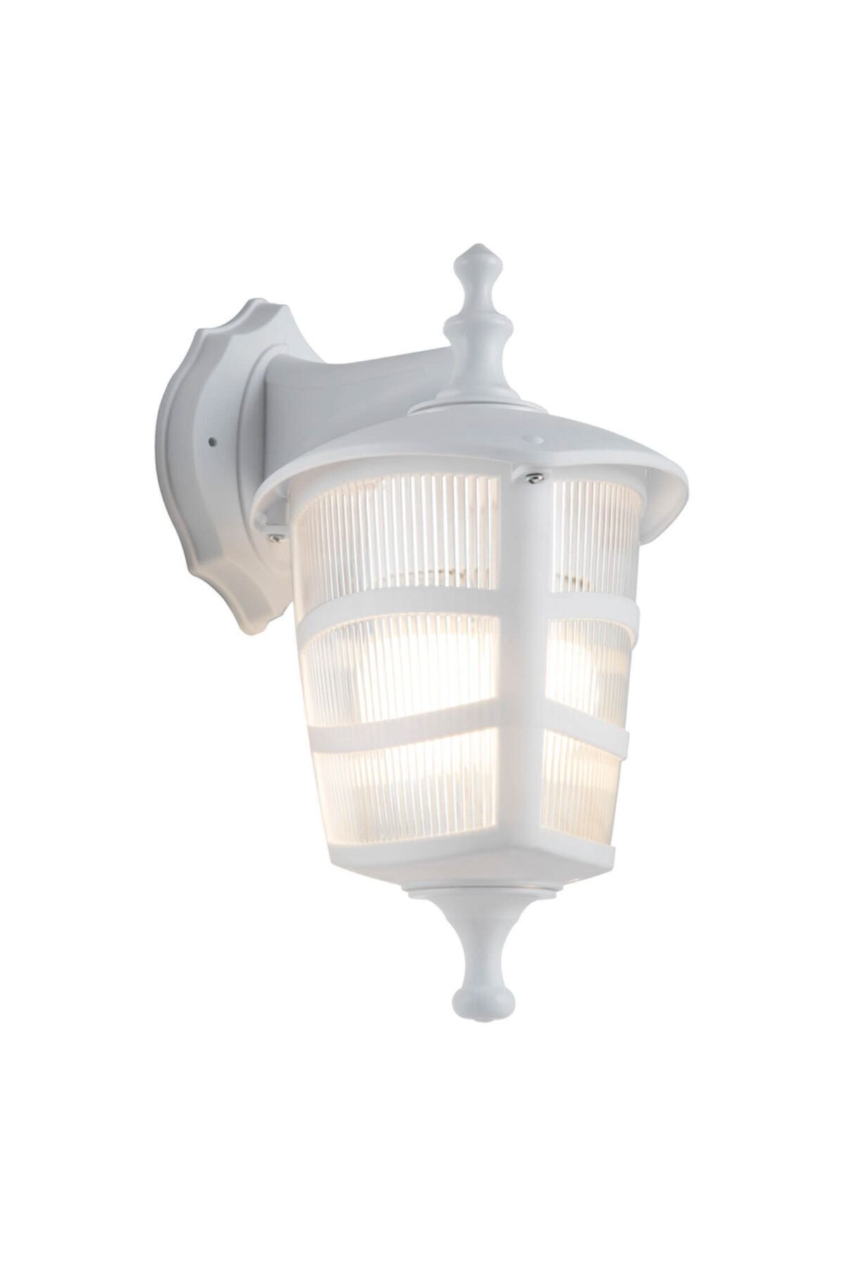 Modelight-Optical Triangle Reverse Sconce White 2