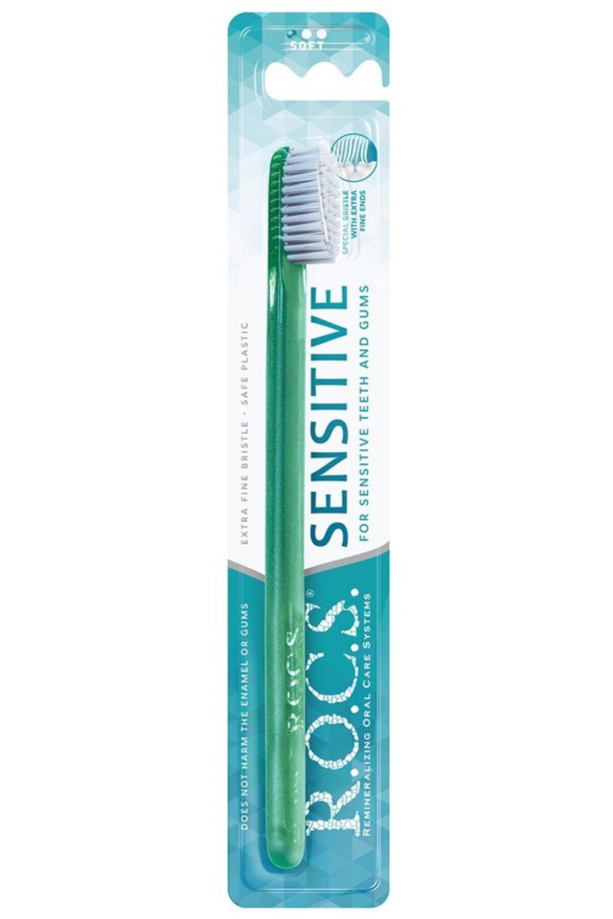 R.O.C.S.-Rocs Sensitive Soft Sensitive Toothbrush (Green) 1