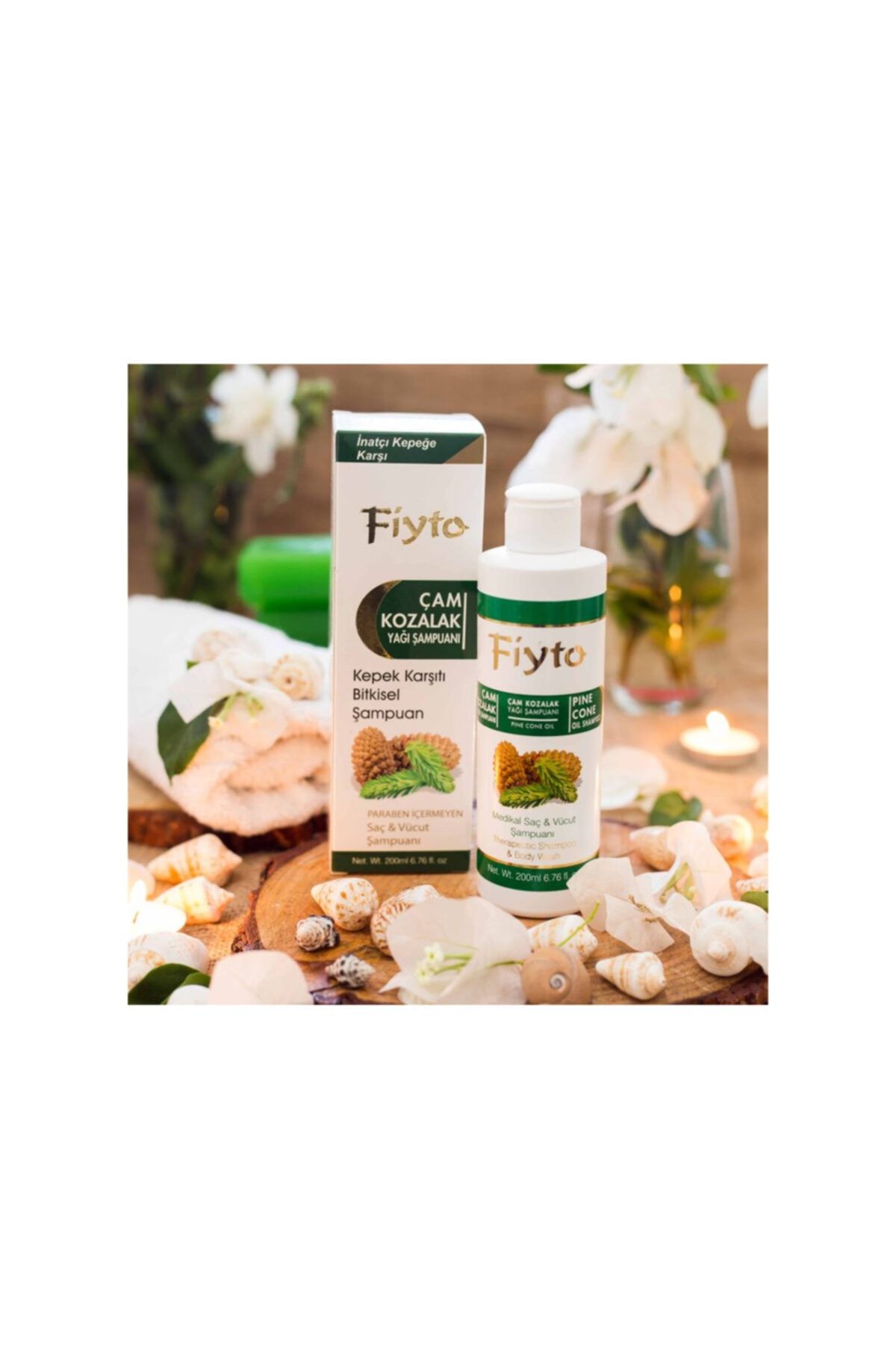 شامپو روغن مخروط کاج Fiyto