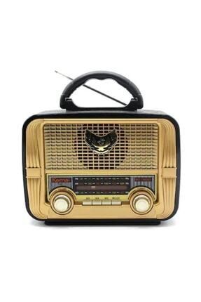 Kemai Md-1905bt Gold Renk Nostaljik Radyo Bluetooth Hoparlör Fm Sd Kart Aux Usb Girişi MD-1905BT