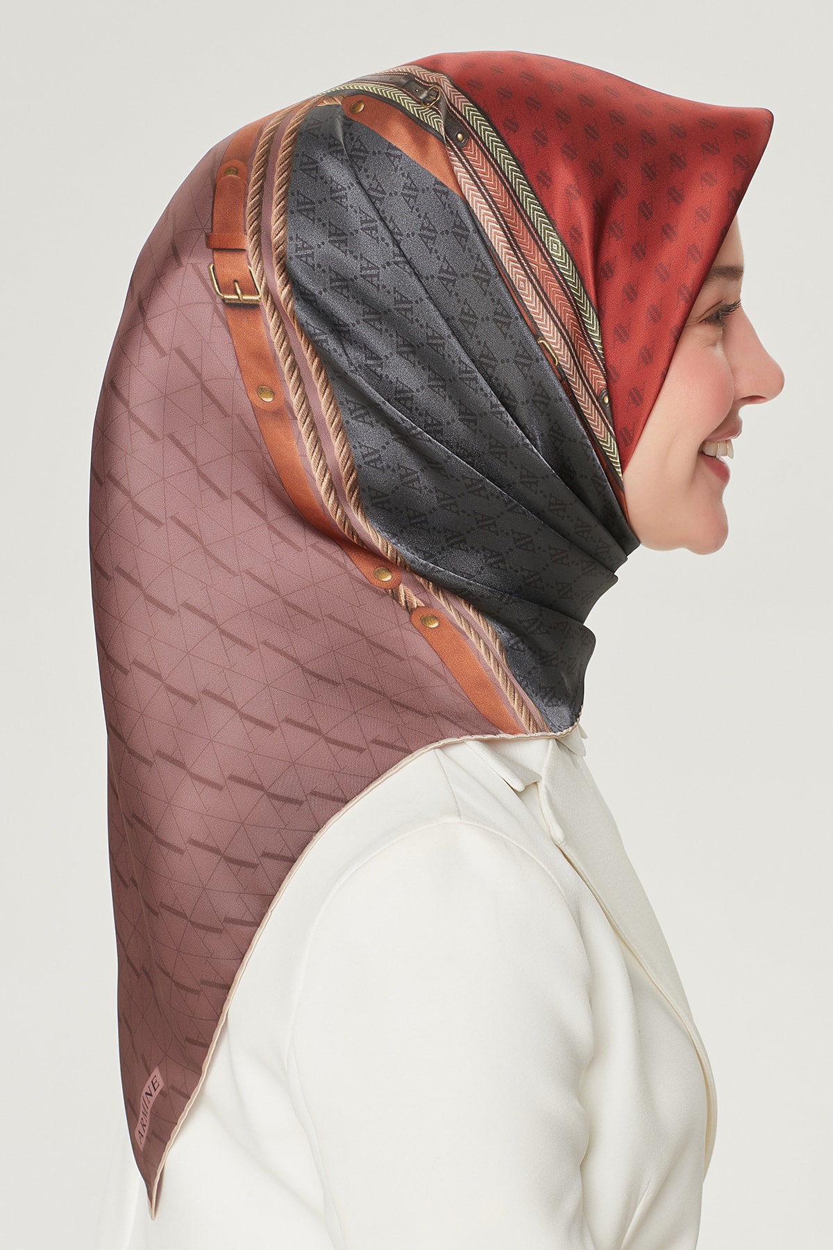 روسری زنانه آرمینه | E21YA8519D02 Armine - Image 3