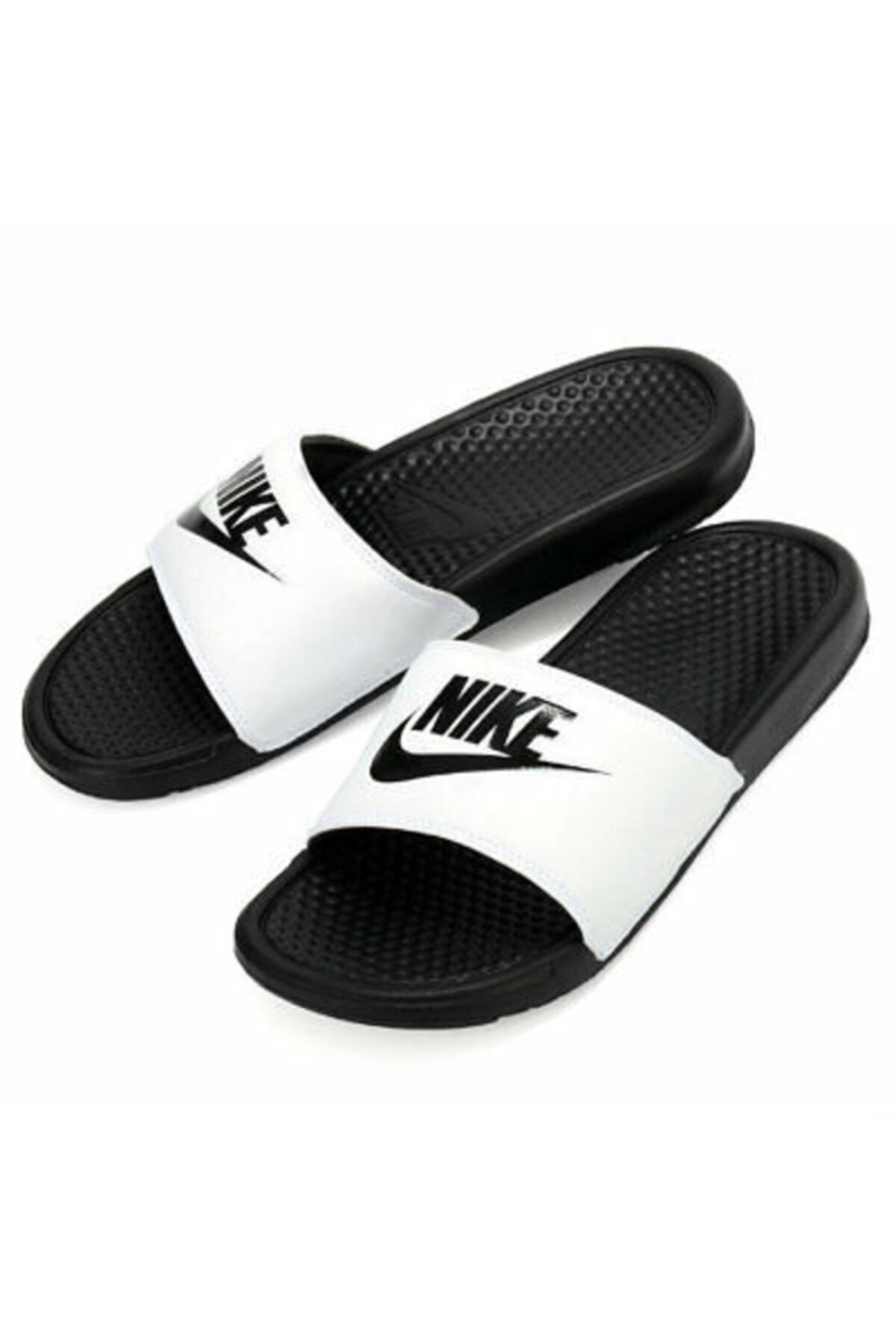 دمپایی ورزشی سفید مردانه و زنانه Benassi JDi Spor Slipper 34388 100 Nike