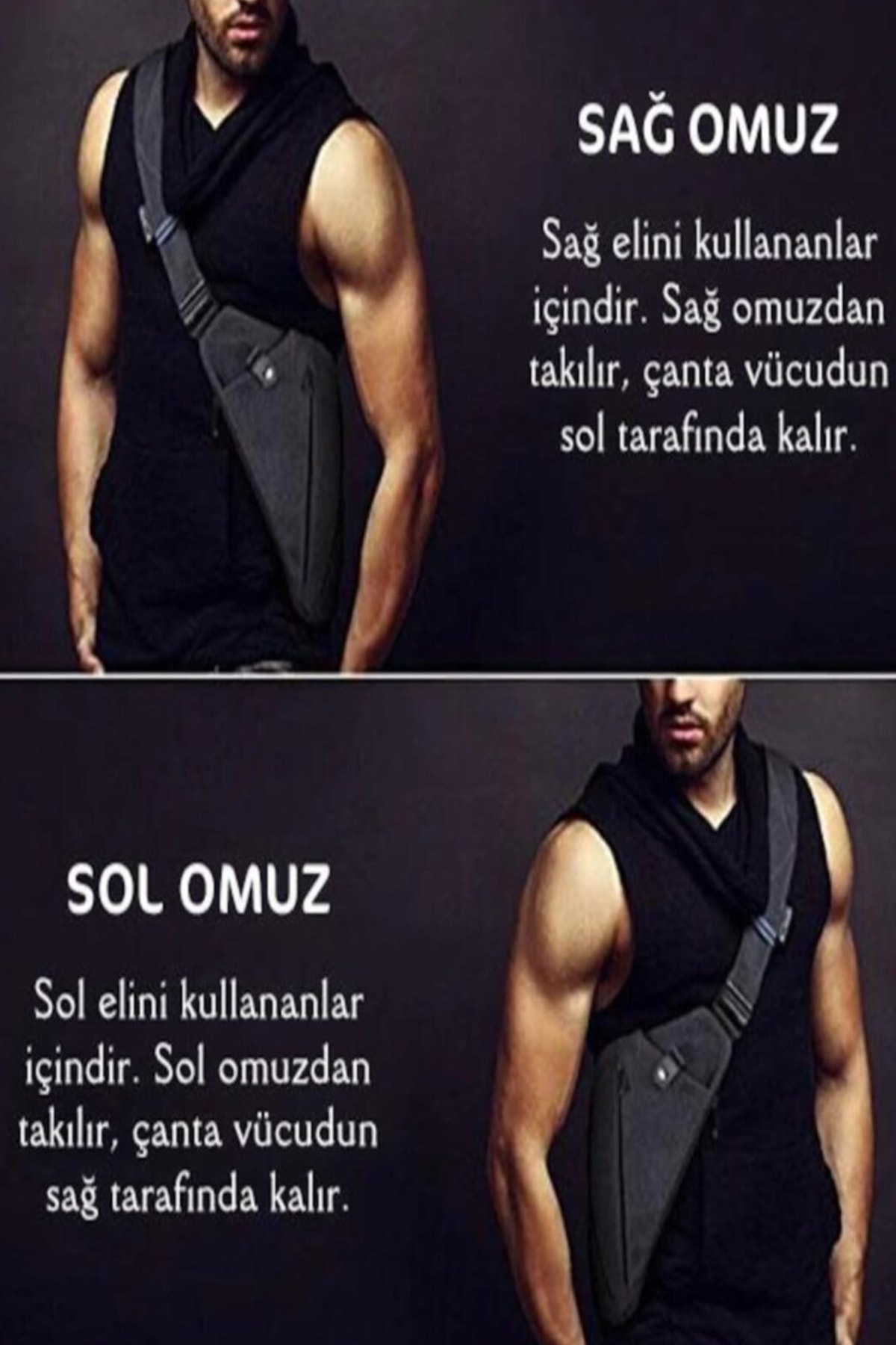 Lederax  Sağ Omuz Askılı Çapraz Heybe Çanta - Görsel 6