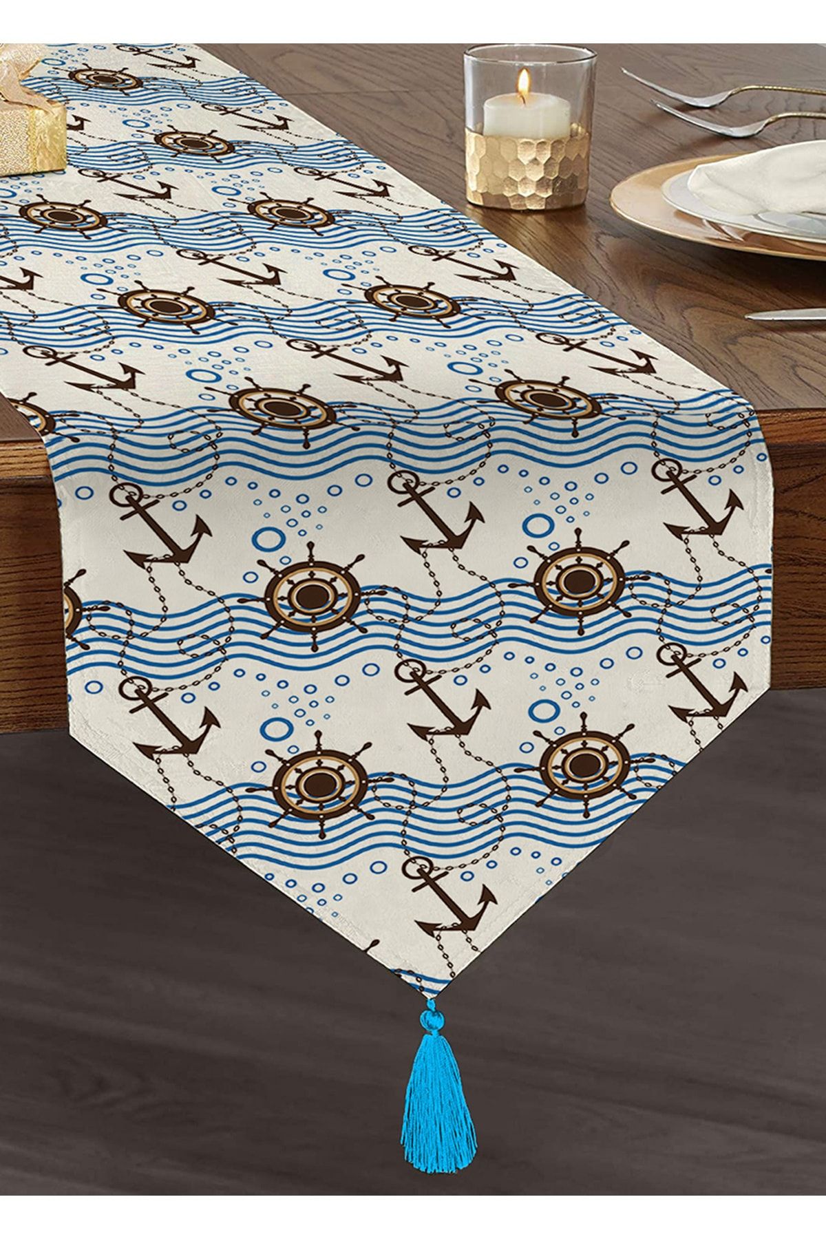 Realhomes Design Personalizat, Imprimat Digital, Cu Smocuri Moderne, Șanț Triunghi Din Chenille - One Size