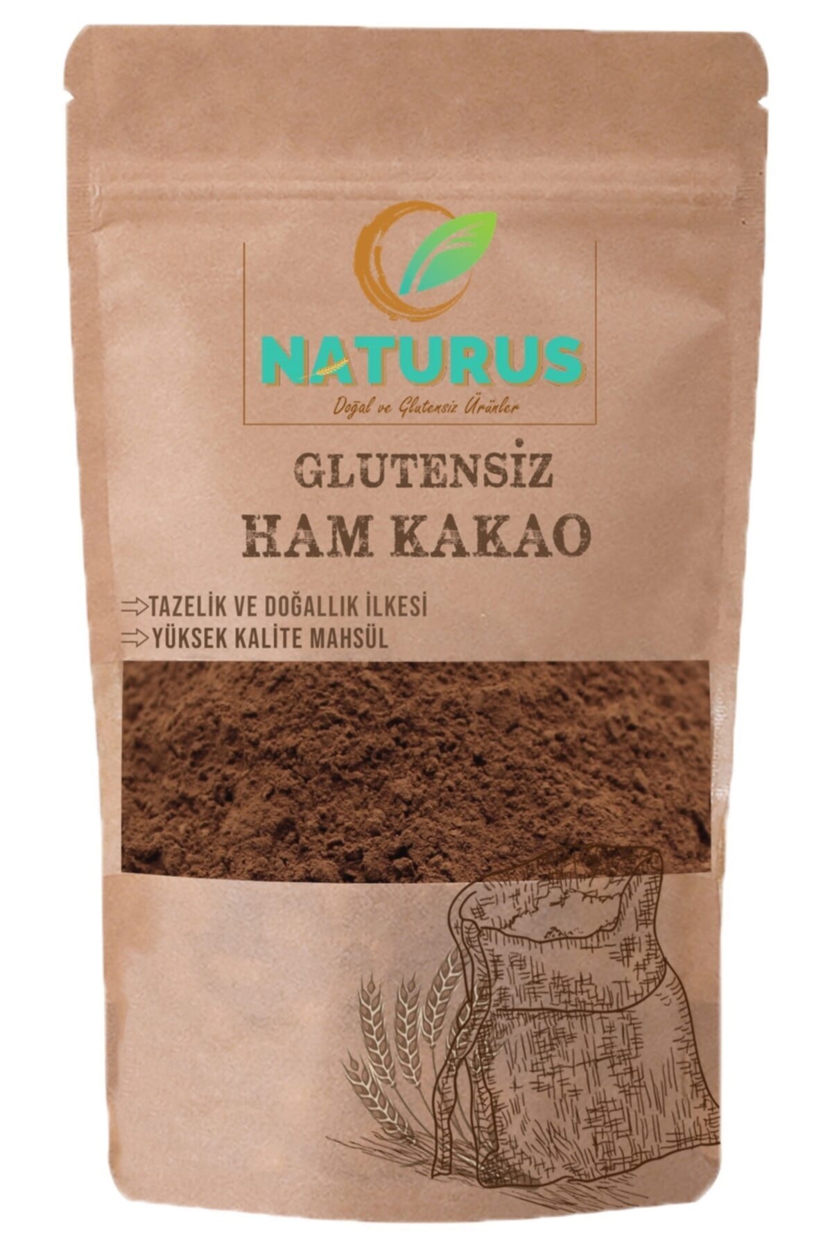 NATURUS 1.kalite Ham Kakao Glutensiz 250 gr