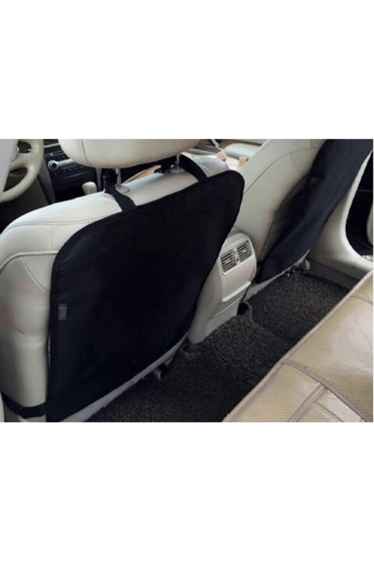 5DM Araba Koltuk Arkası Koruyucu 2 Li Kılıf - Siyah fotoğrafı 3 (önizleme)