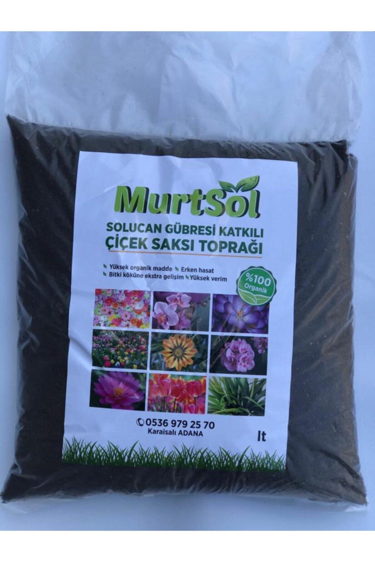 Zenginleştirilmiş Solucan Gübre Katkılı Çiçek Toprağı - 10 Lt