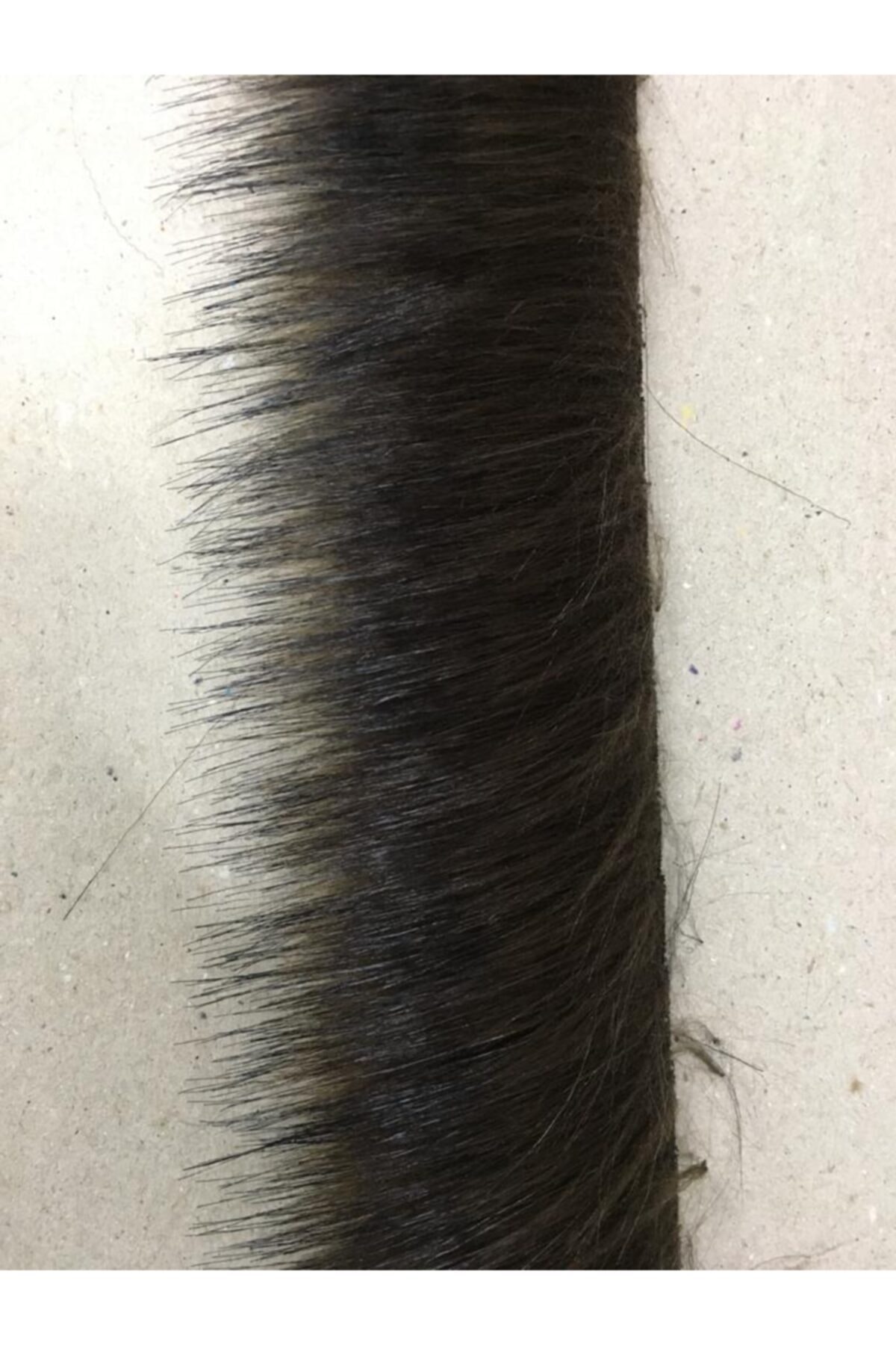 Imitation Fur Stripe Brown Color