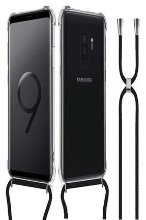 Samsung Galaxy S9 Plus (+) Şeffaf Boyun -omuz Askılı Kordon Ipli Kılıf TM10061