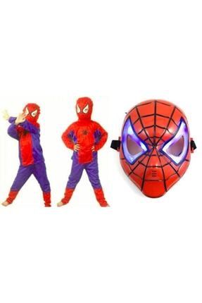 Örümcek Adam Spiderman Kostümü 5 Yaş Ve Örümcek Adam Işıklı 345676