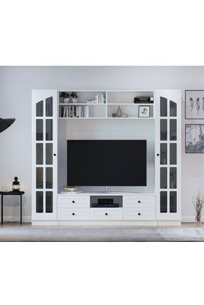 abre vm 4244042 beyaz tv unitesi lcd sehpasi fiyati yorumlari trendyol
