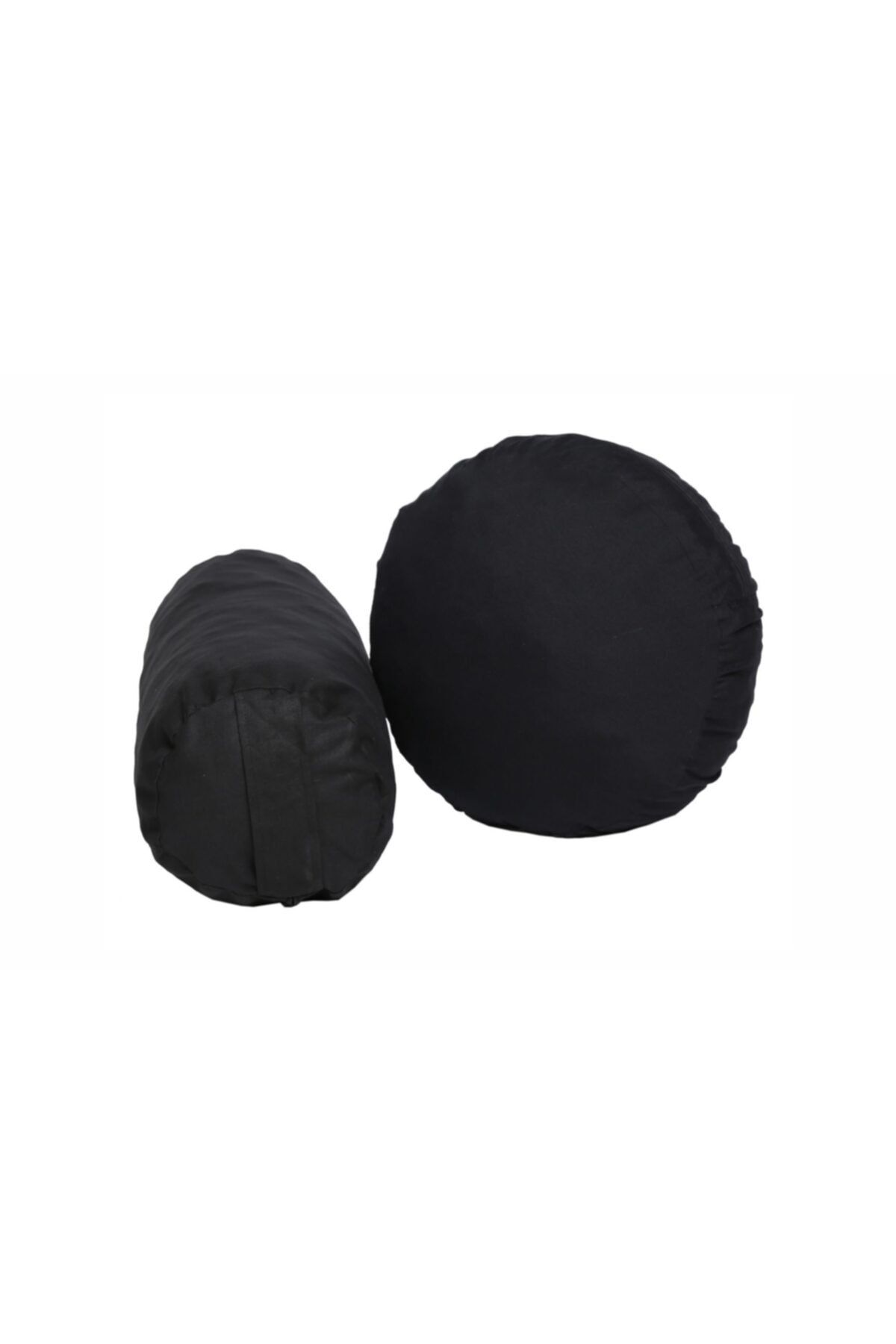 مت یوگا مشکی مردانه و زنانه کوسن مدیتیشن پوسته ارگانیک + Bolster دو مجموعه REMEGE