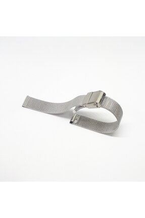 Beyaz Renk Hasır İnce Örgü Çelik Kaplama Metal Saat Kordonu 10mm ATA-İHASIR-BEYAZ-10
