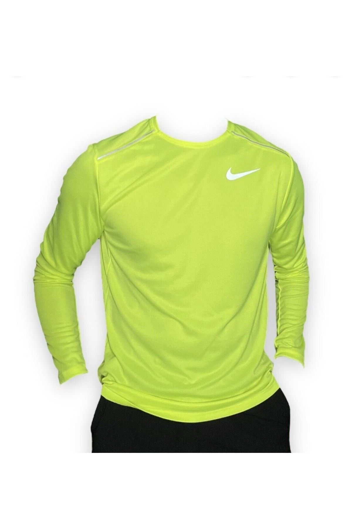 Yellow nike long sleeve shirt online