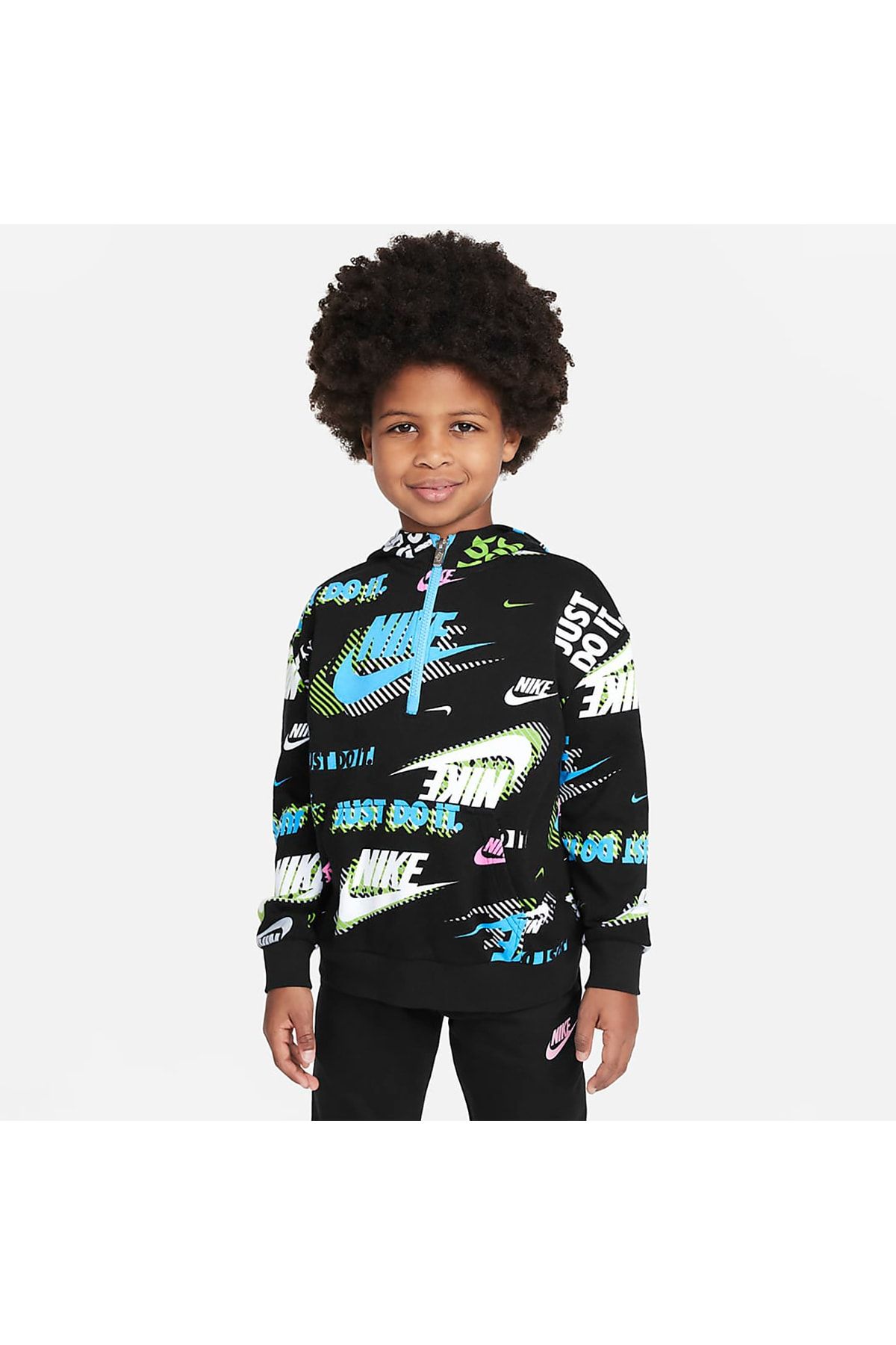 Nike all over print crew sale tracksuit
