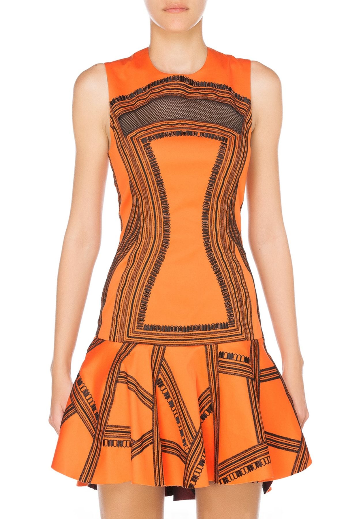 Robert Rodriguez-Kuba Colorful Embroidery Detailed Dress 3