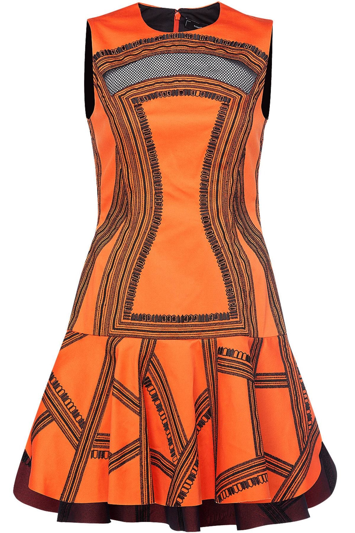 Robert Rodriguez-Kuba Colorful Embroidery Detailed Dress 5