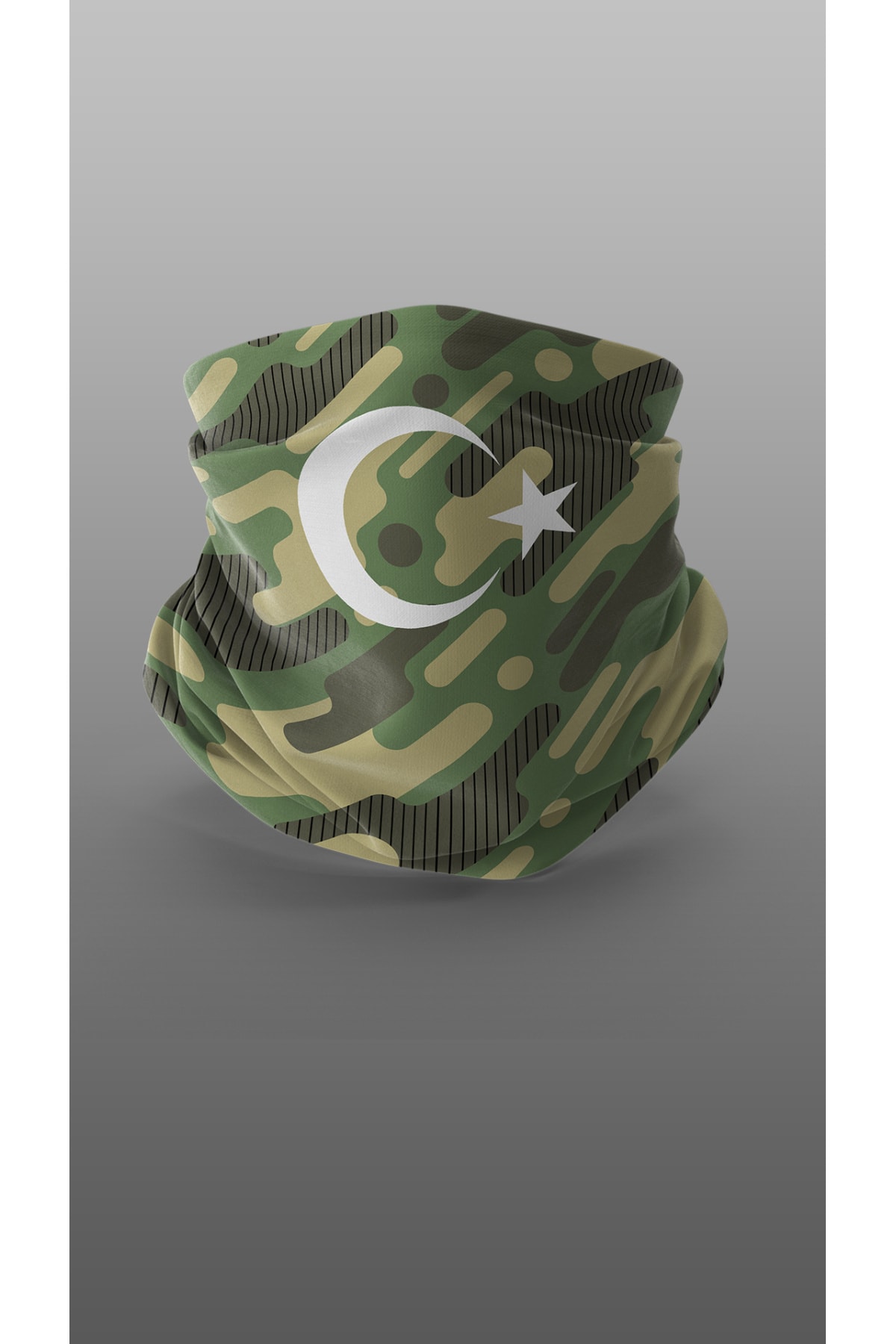 Yeles Kamuflaj Motorcu Buff Maske Outdoor Boyunluk Unisex Bandana