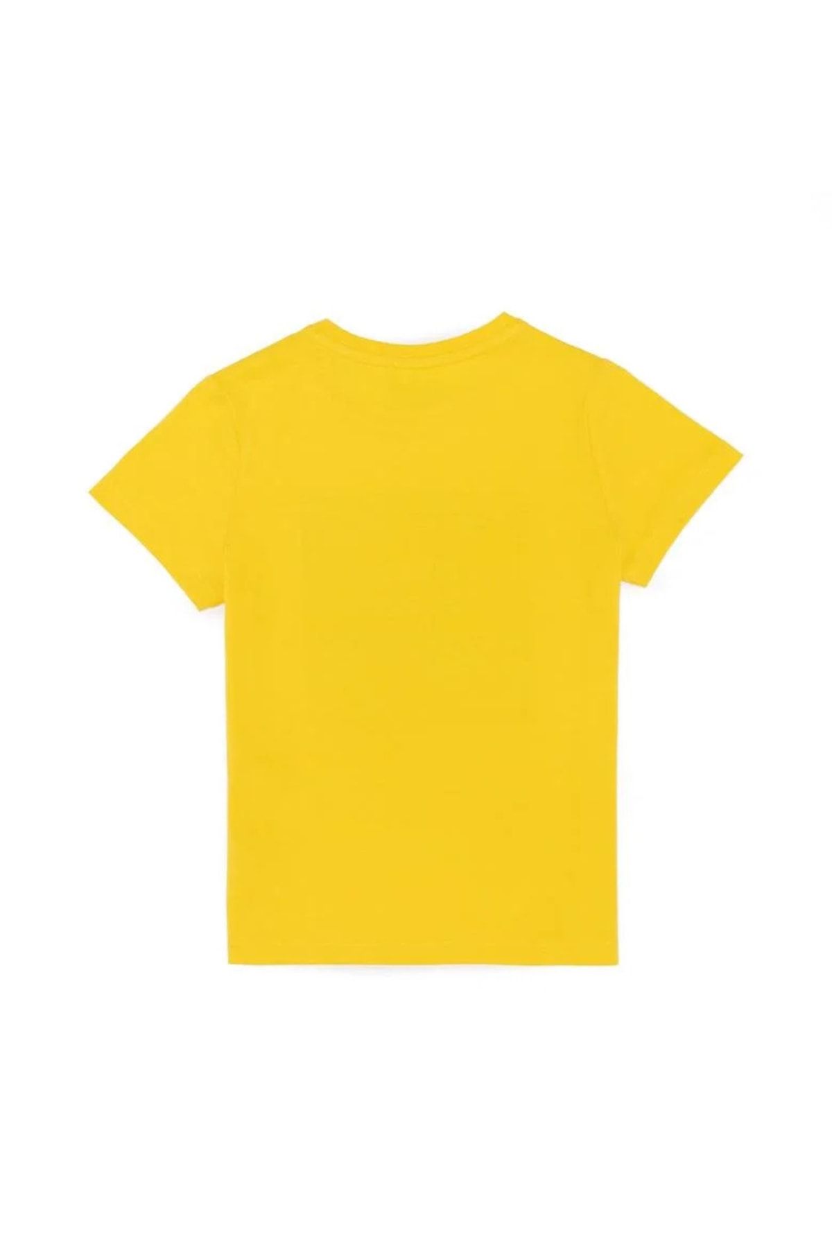 U.S. Polo Assn. تی شرت پسرانه زرد تیره