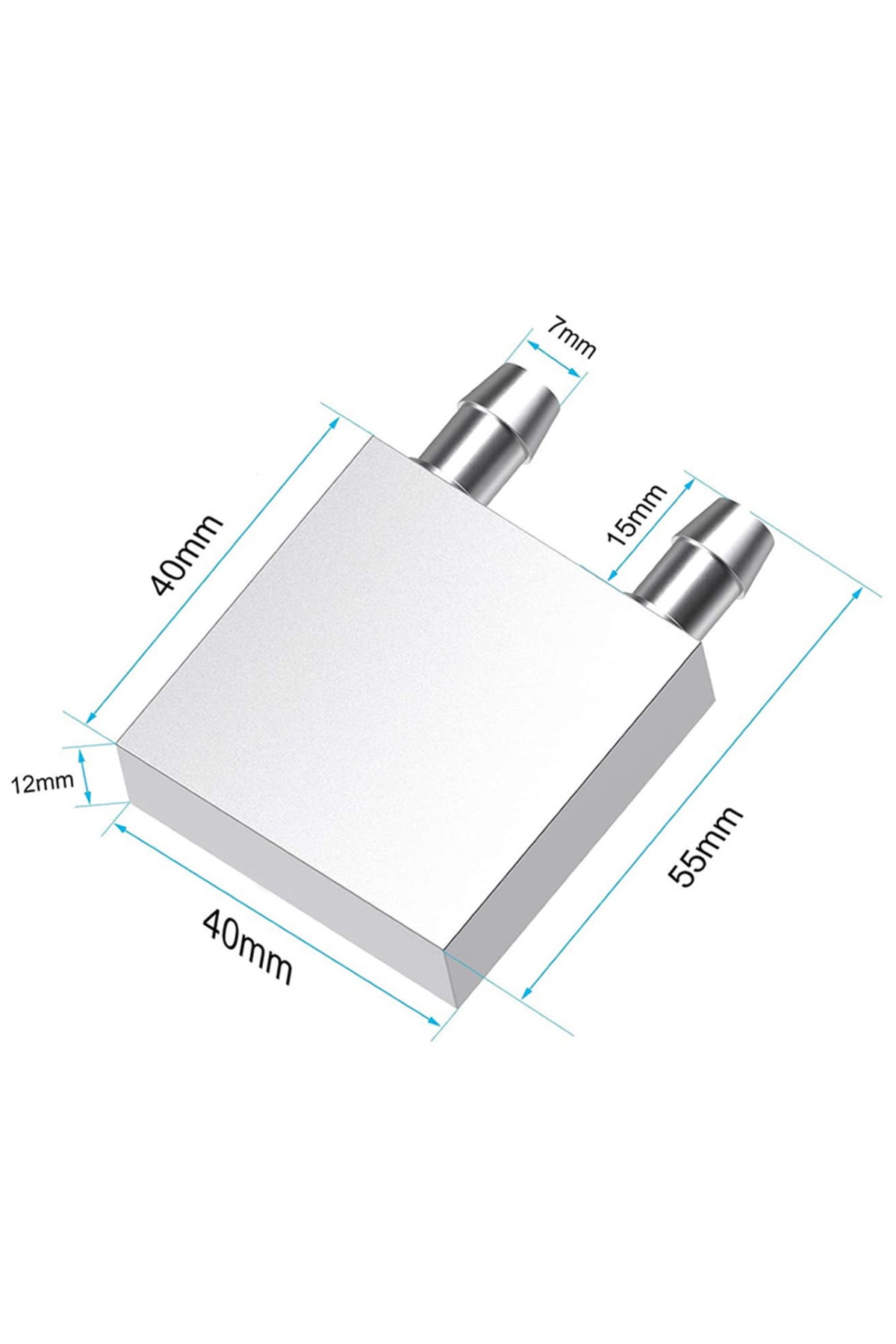 Termo Elektrik Peltier Su Sıvı Soğutucu Sistem Dc 12v 6a 60w Pc Cpu Klima Buzdolabı Buzluk Araba 3