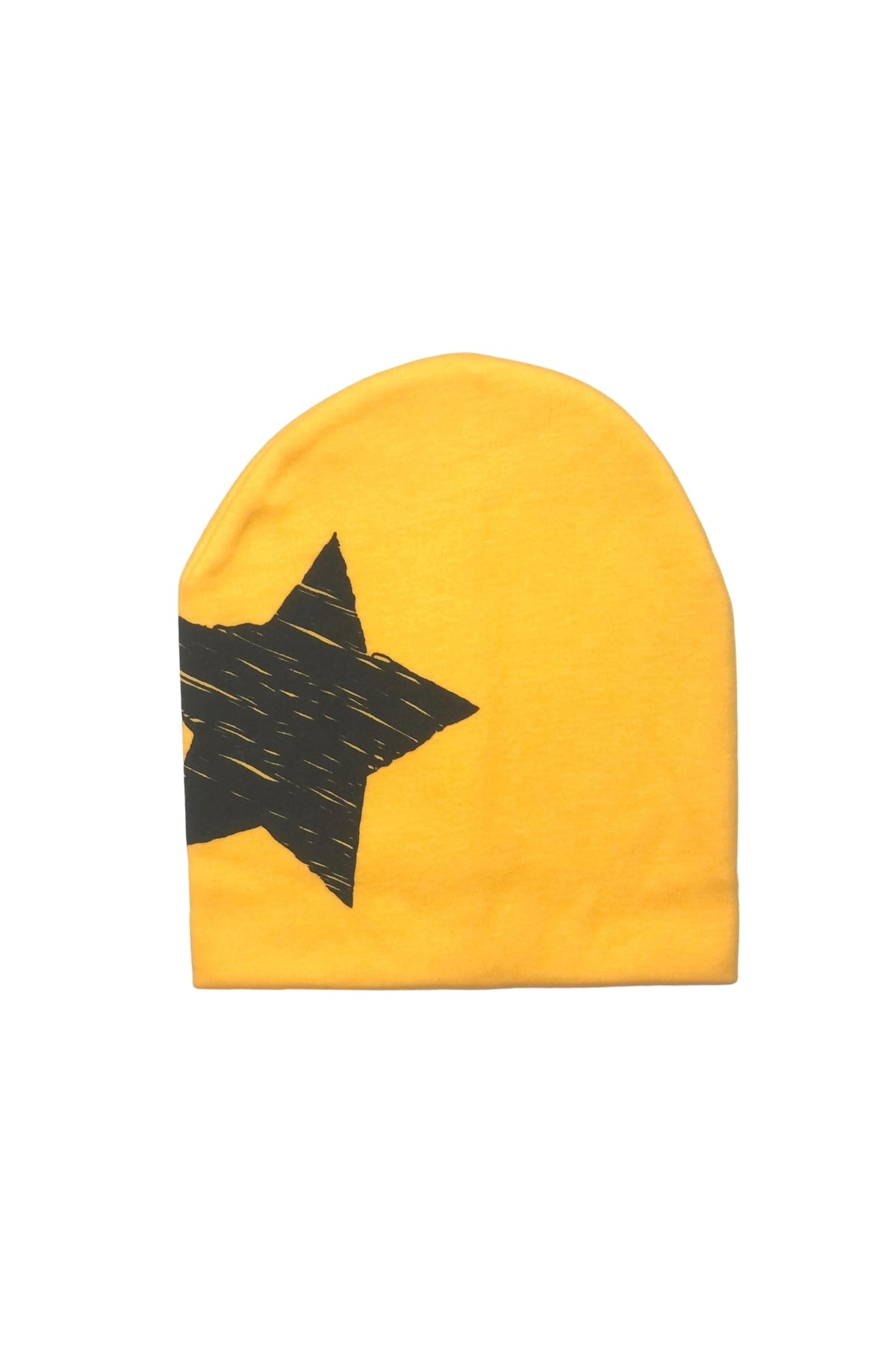 Double-Layer Combed Cotton Interlock Baby Children's Beanie (Big Star)