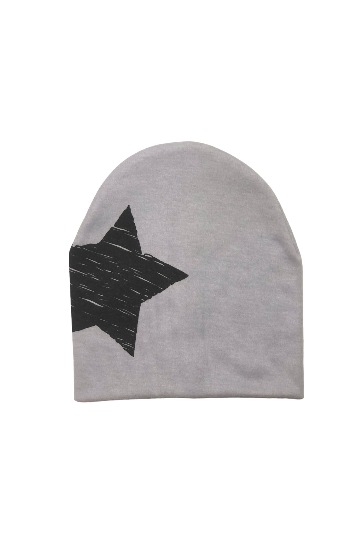 Double-Layer Combed Cotton Interlock Baby Children's Beanie (Big Star)