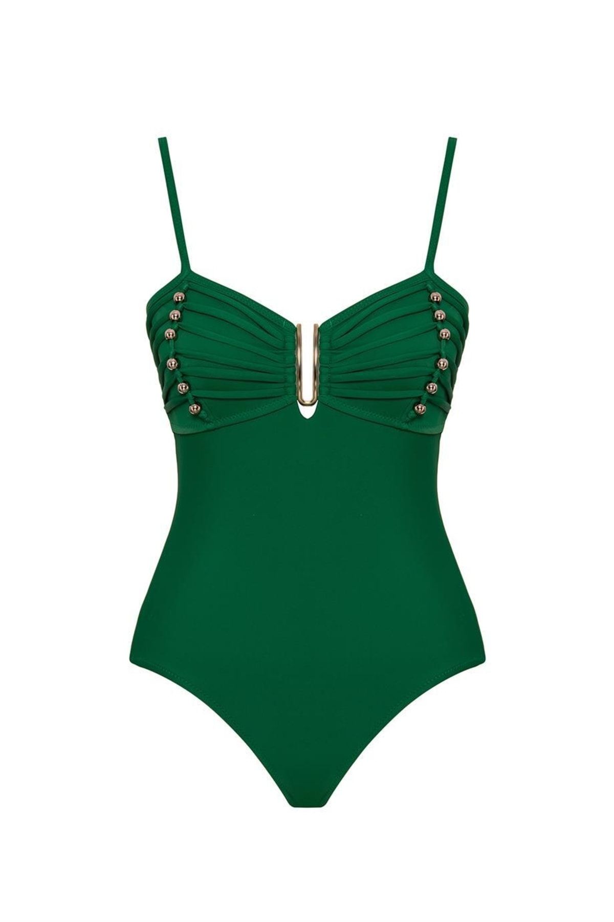 SAILOR moda Badeanzug Grün Unifarben