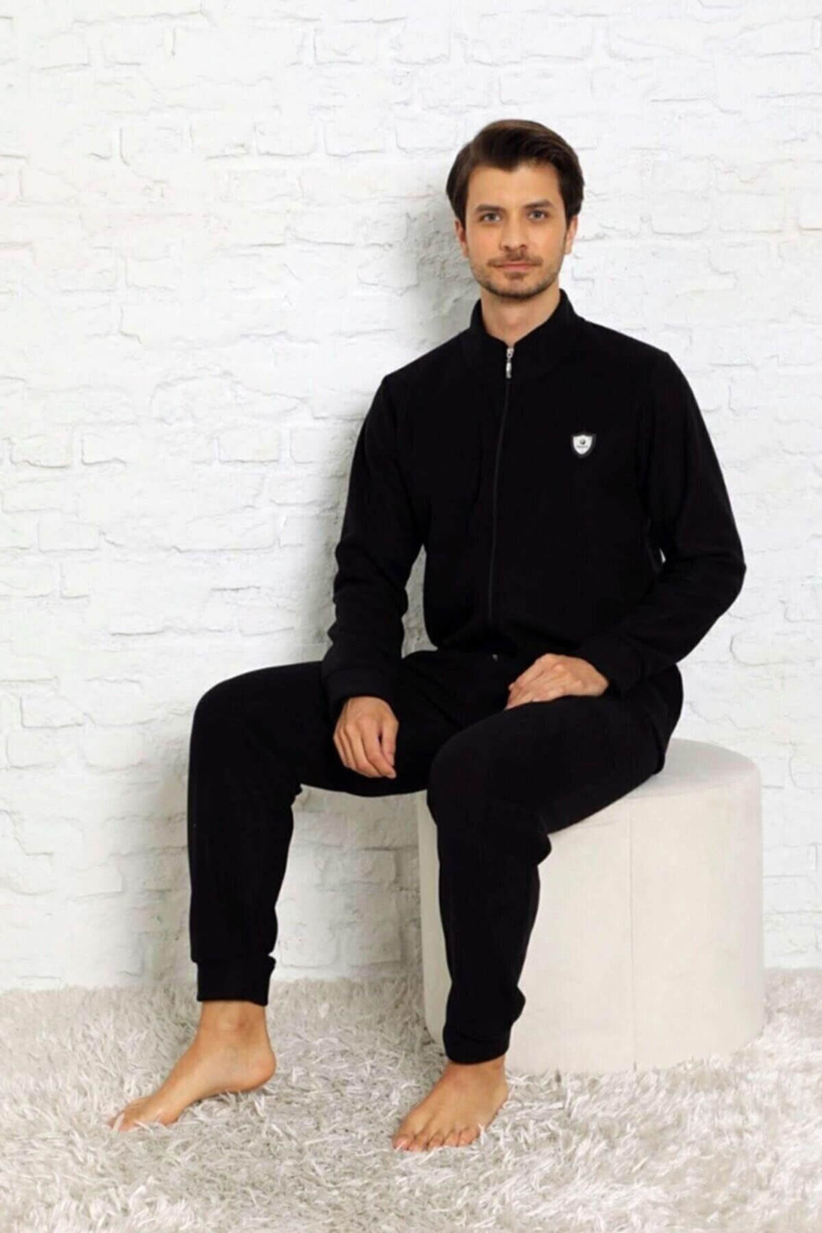 Big Love Men s Zippered Fleece Tracksuit Set Trendyol