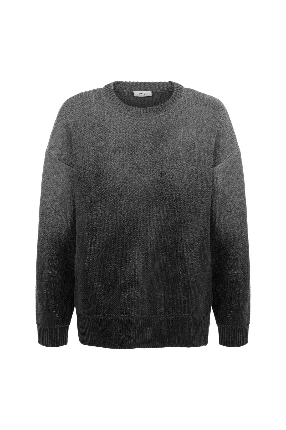 Twist-Gradient Color Transition Sweater 7