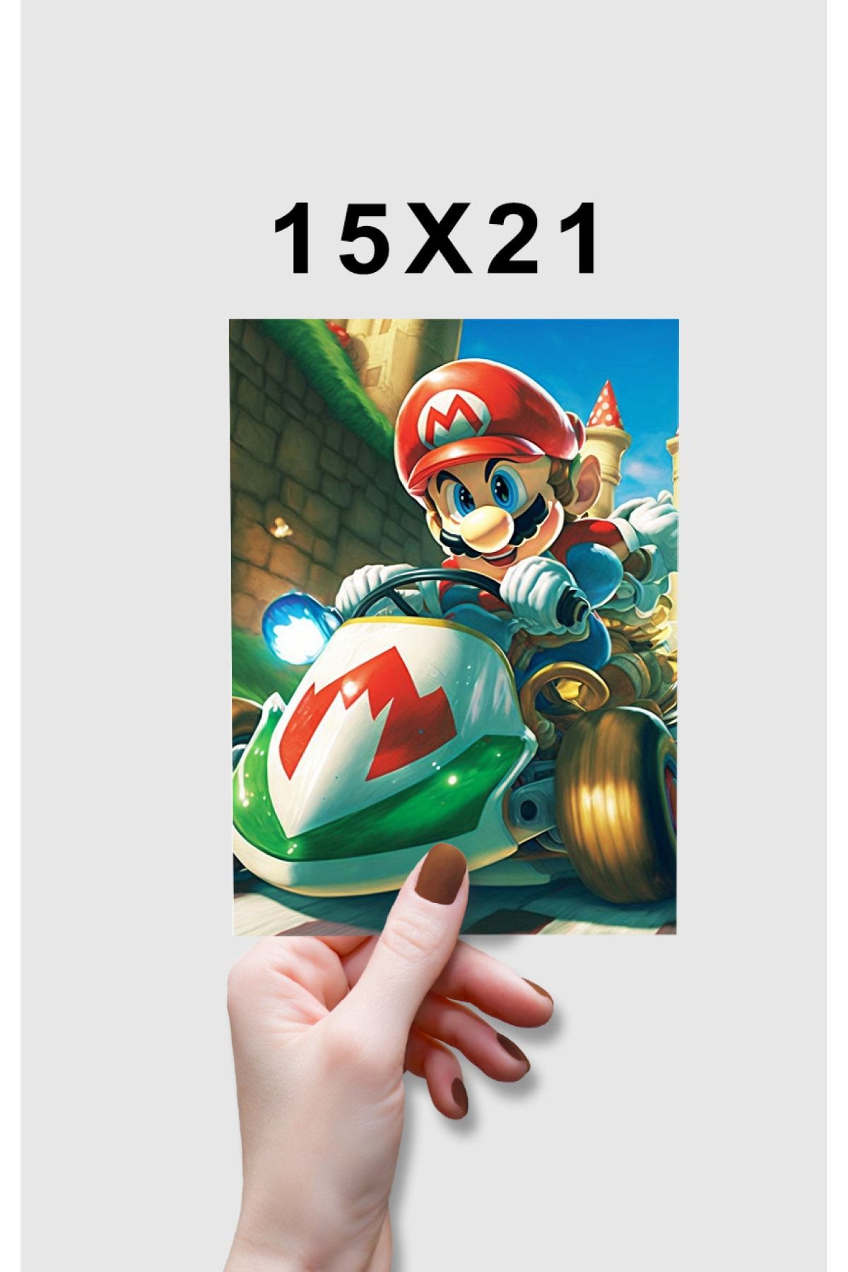 mario kart çift çizgi kartlar