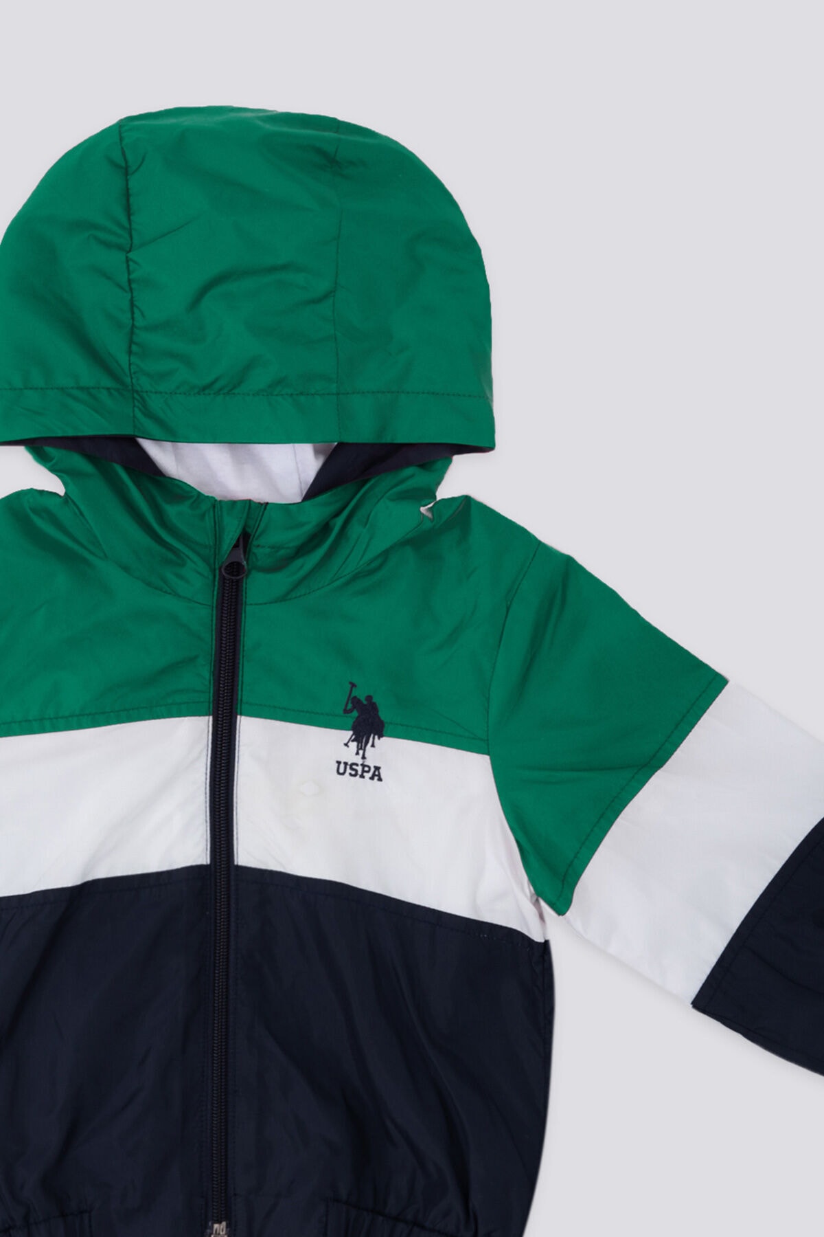 U.S. Polo Assn. Erkek Bebek Yeşil Bebek Mont fotoğrafı 3 (önizleme)