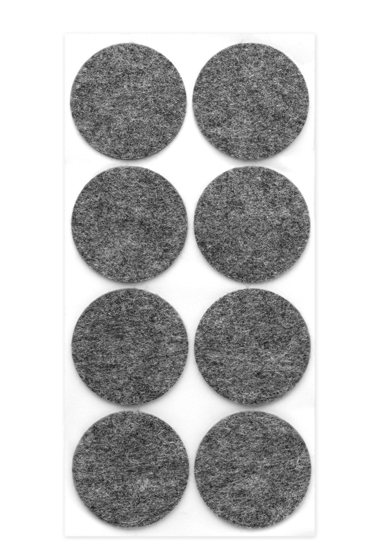 Kitchen Design Lab Gri 8 Adet Büyük 5,5 Cm Yuvarlak Yapışkanlı Sandalye