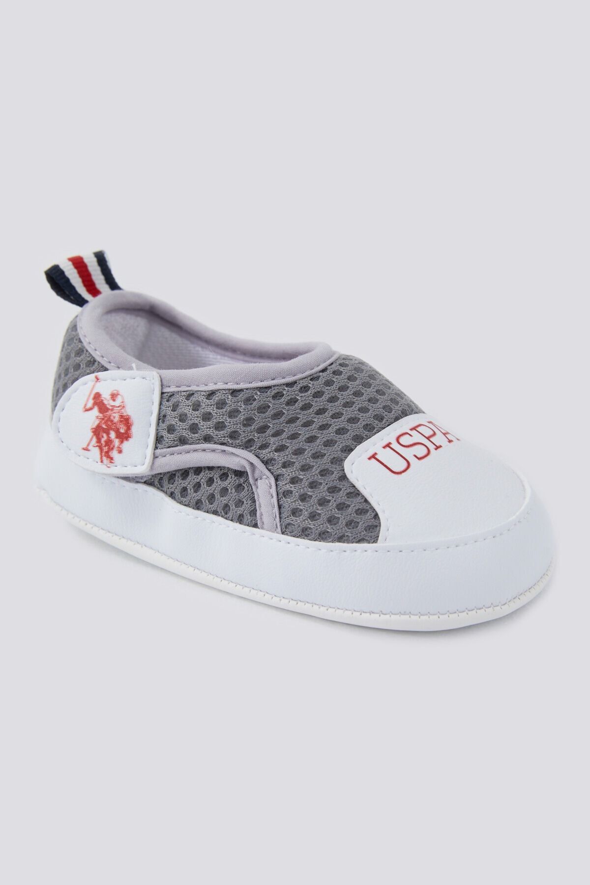 کفش نوزاد پسر بچه خاکستری U.S. Polo Assn.