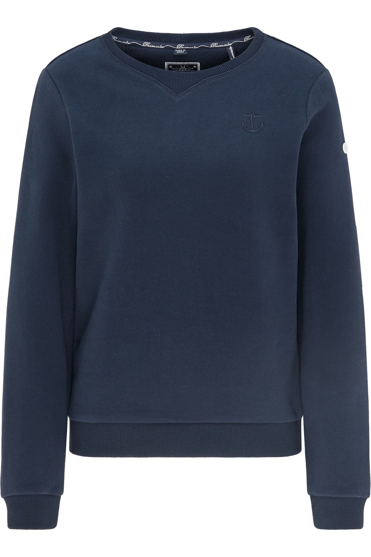 Dreimaster Sweatshirt Blau Regular Fit Fast ausverkauft