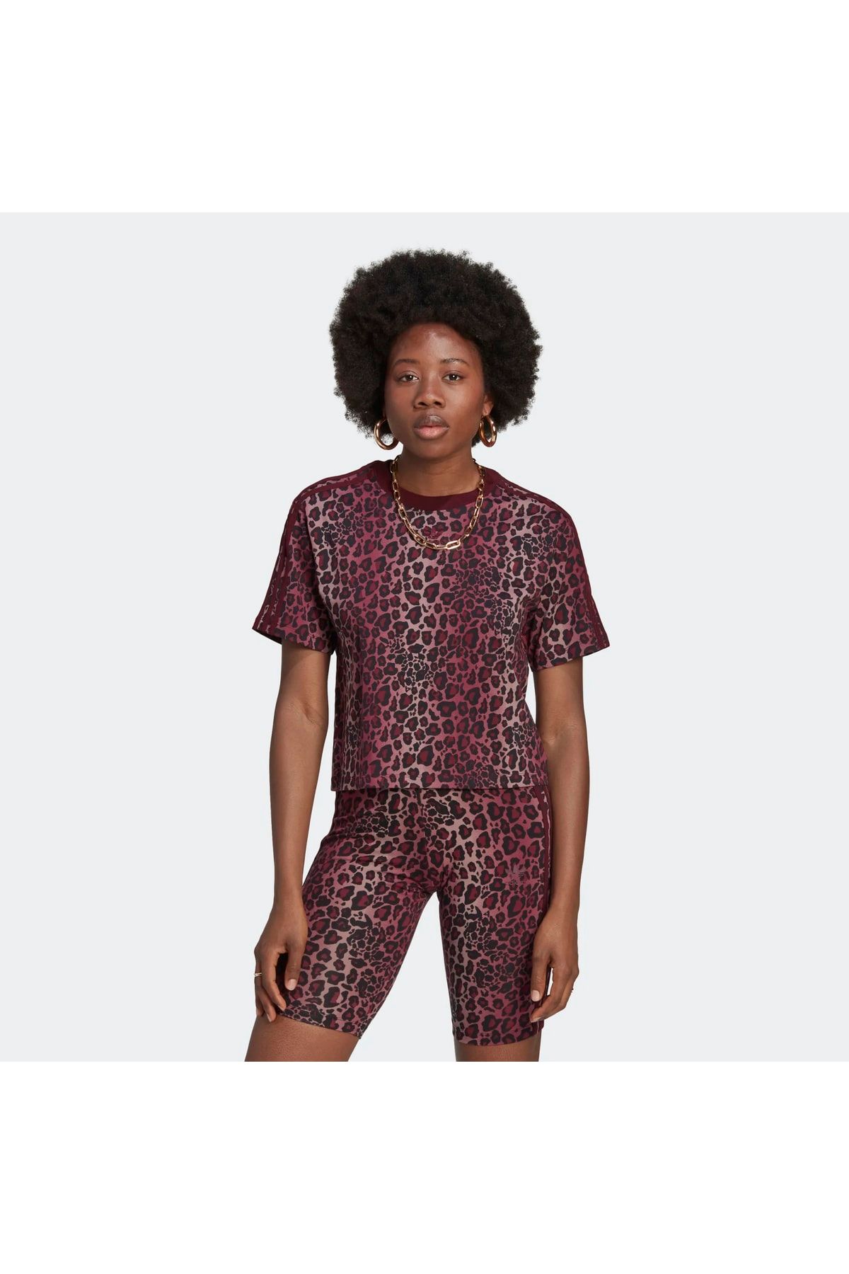 Adidas allover print tee sales