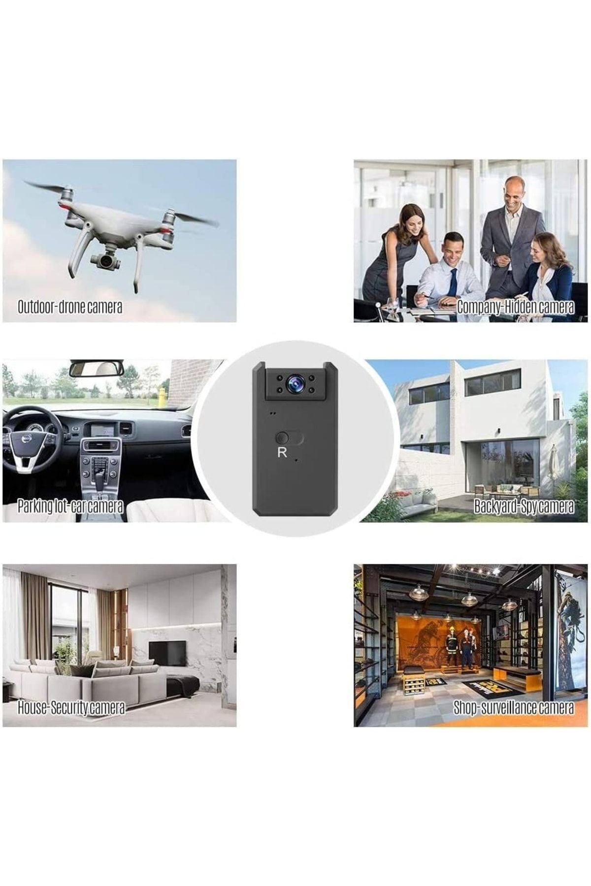 Kingline Gece Görüşlü Wifi 1080p Hd Kablosuz Ip Mikro Güvenlik Kamerası