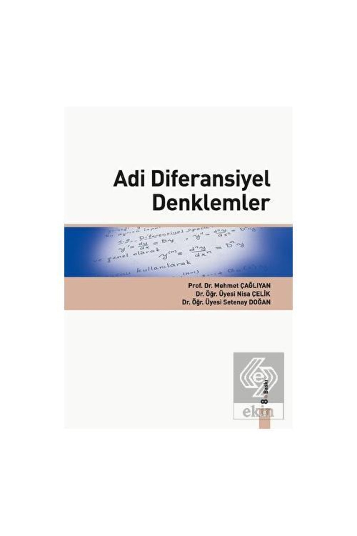 Dora Basım Yayın Adi Diferansiyel Denklemler /