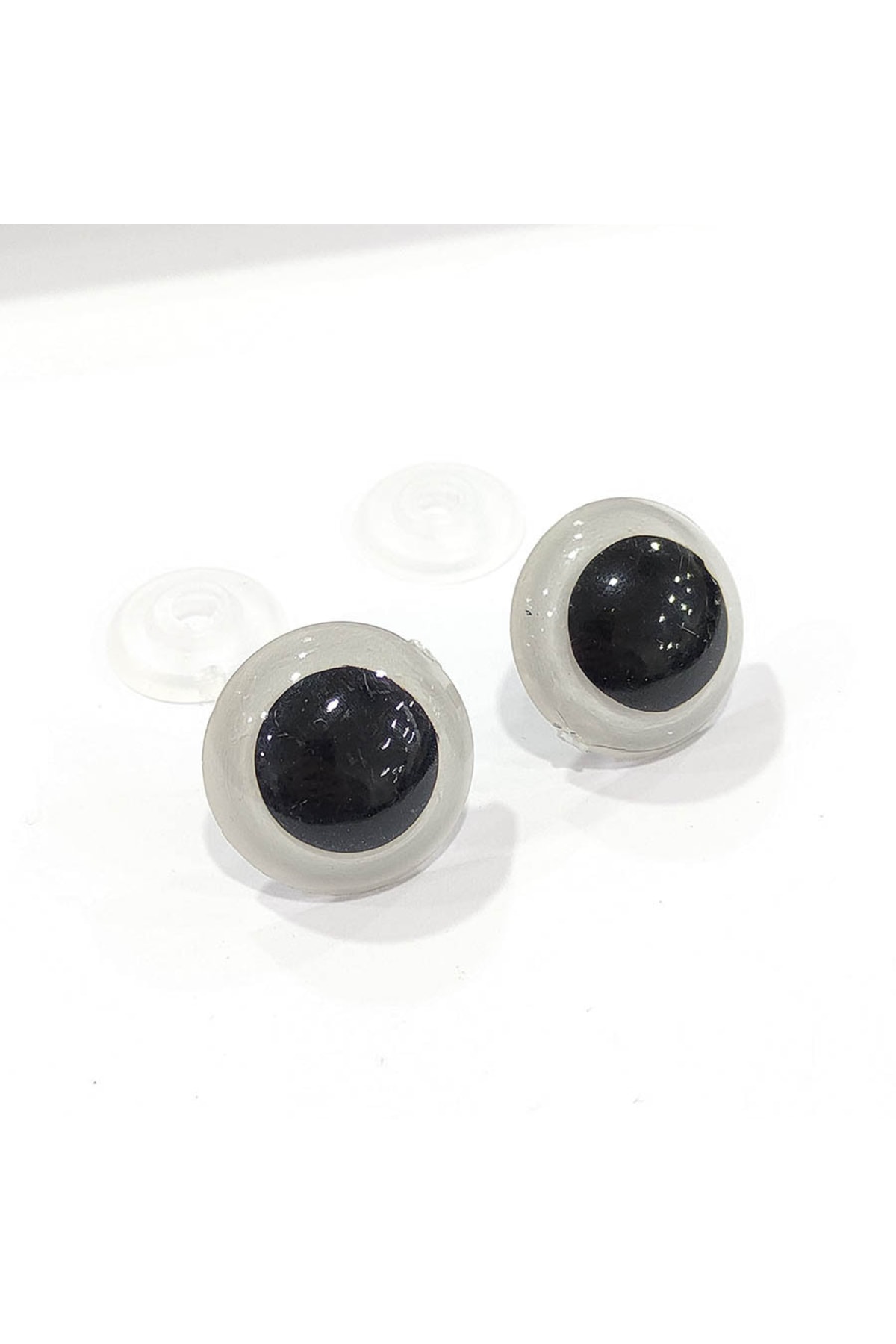 Amigurumi Screw Color Eye - White - 26 Mm - 20 Pcs (10 Pairs) Locked Eyes