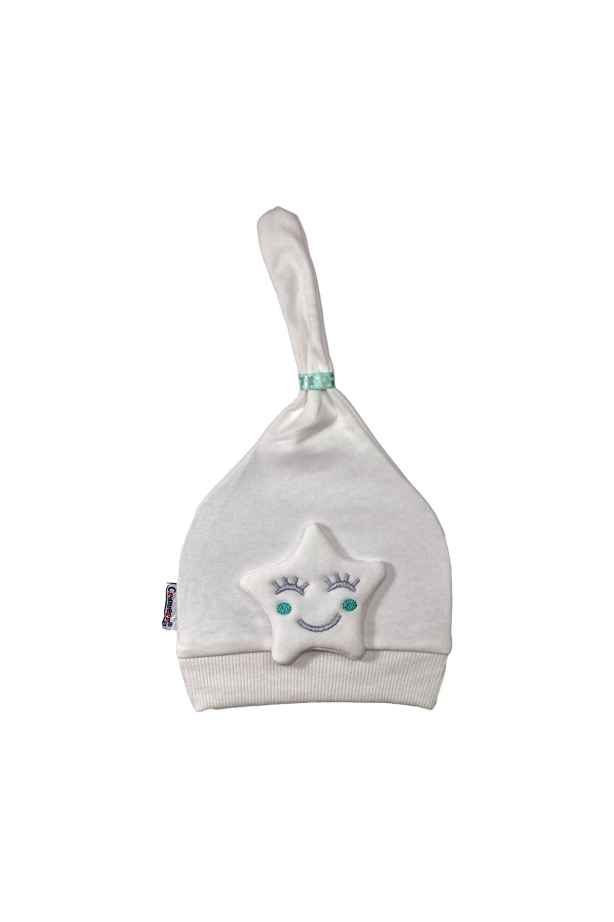 Cotton Combed Cotton Interlock Cowl Baby Beanie (Laughing Star)