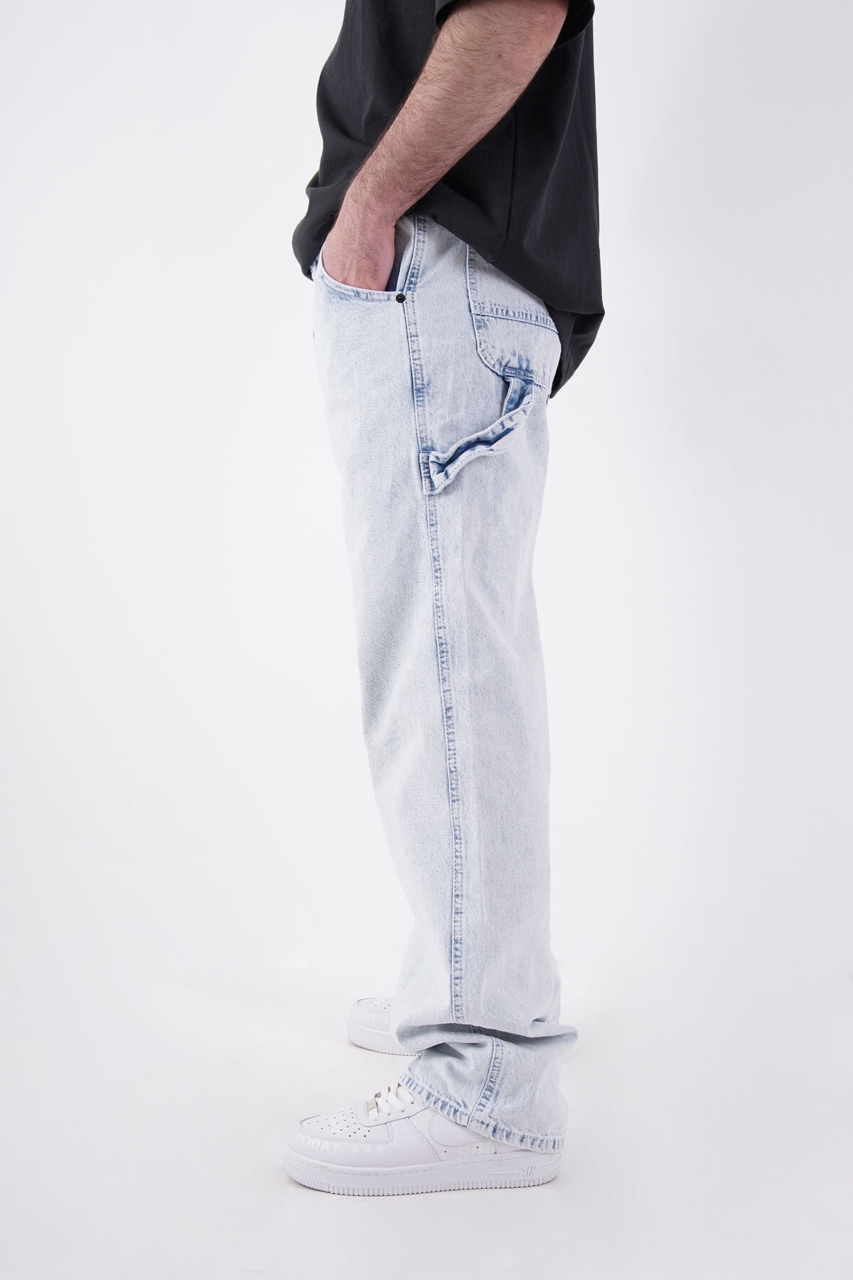 شلوار مردانه آبی DİFRANSEL | HB02-DÜZ اورجینال - تصویر 2