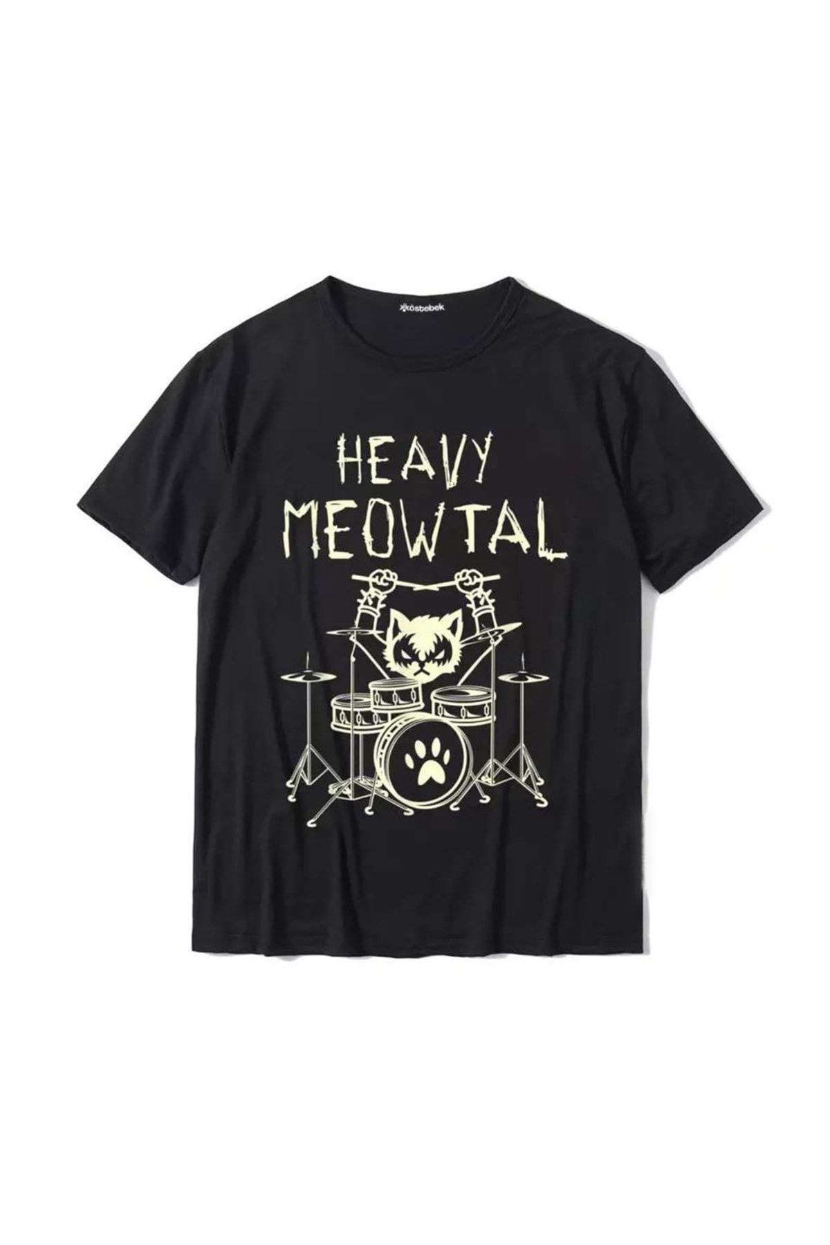Black metal clearance cat shirt