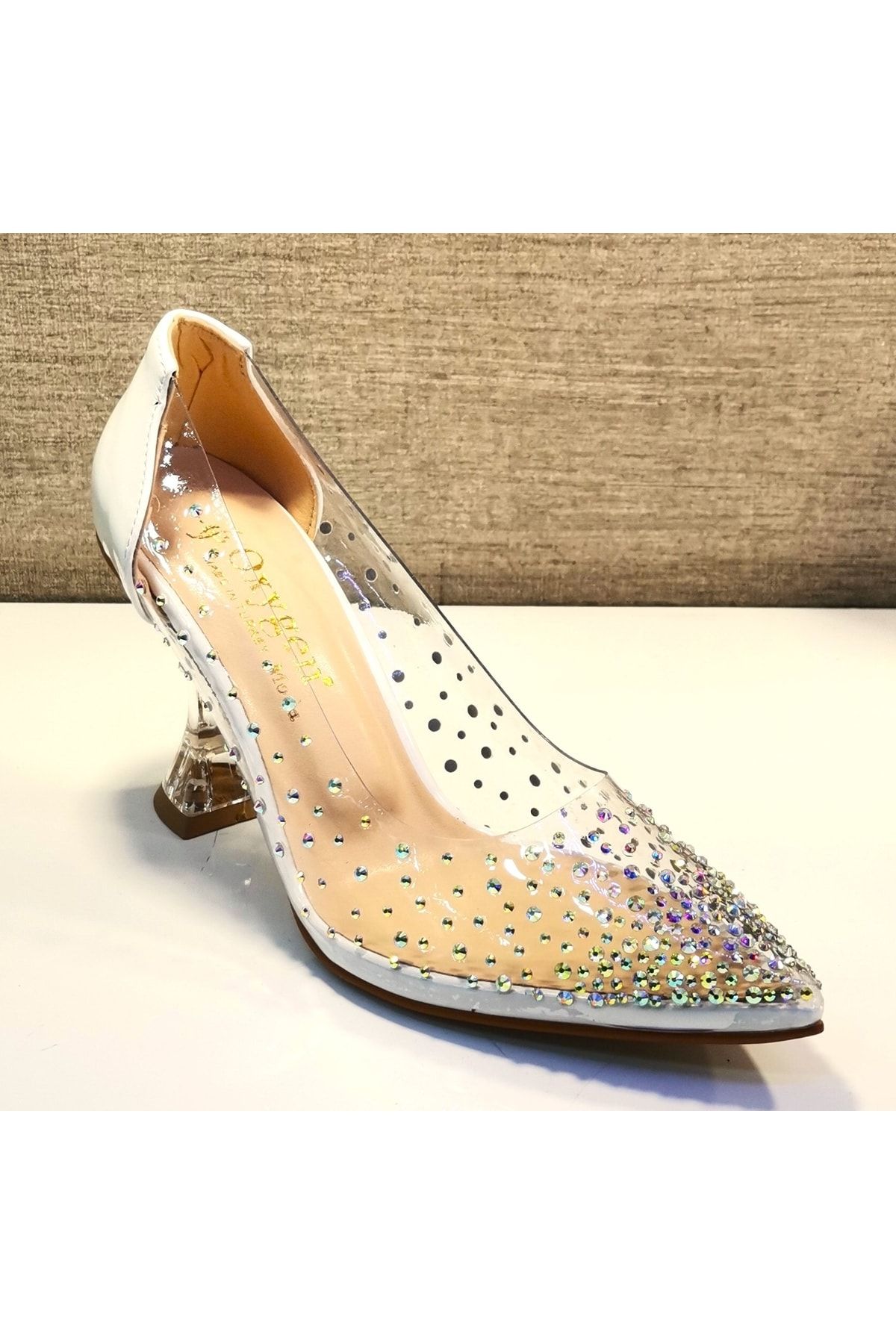 Clear evening discount dress shoes