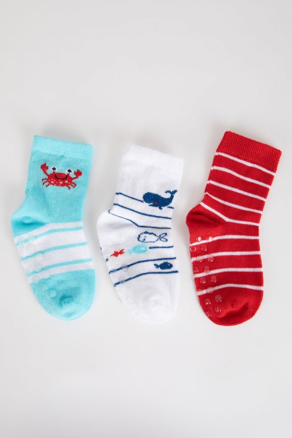 DeFacto Socken Mehrfarbig 3-teilig